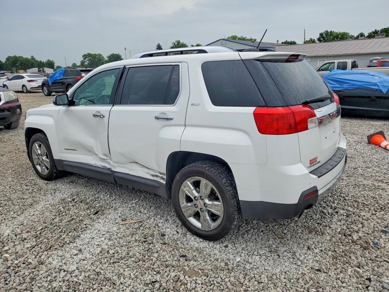 2015 Gmc Terrain Slt White vin: 2GKFLYE32F6340760