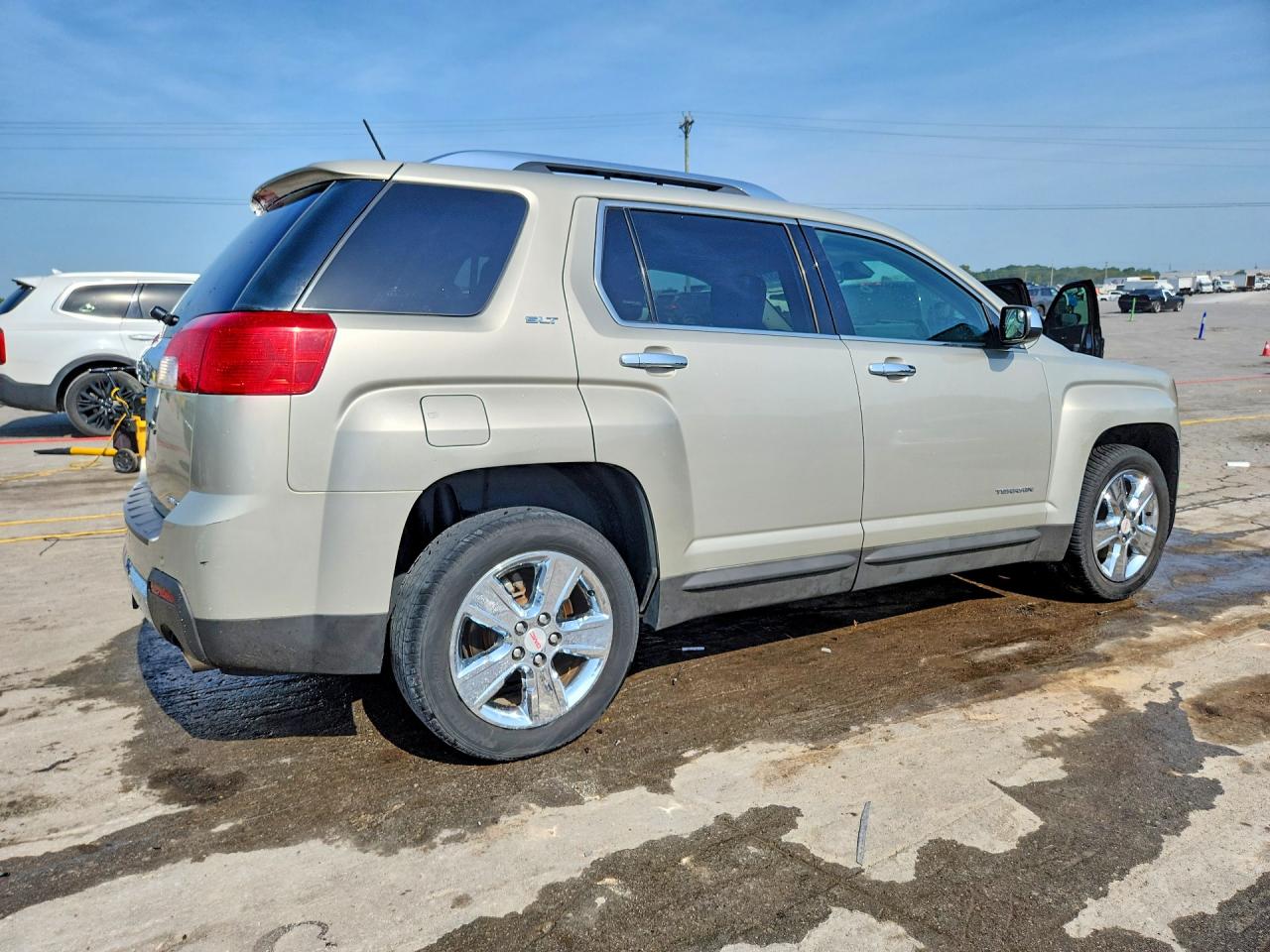 2014 Gmc Terrain Slt Cream vin: 2GKFLYE34E6203382