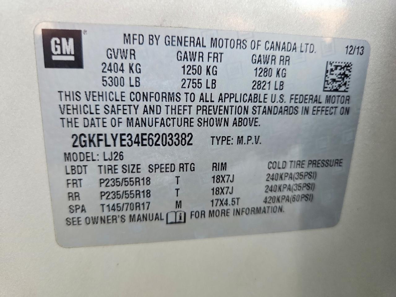 2014 Gmc Terrain Slt Cream vin: 2GKFLYE34E6203382
