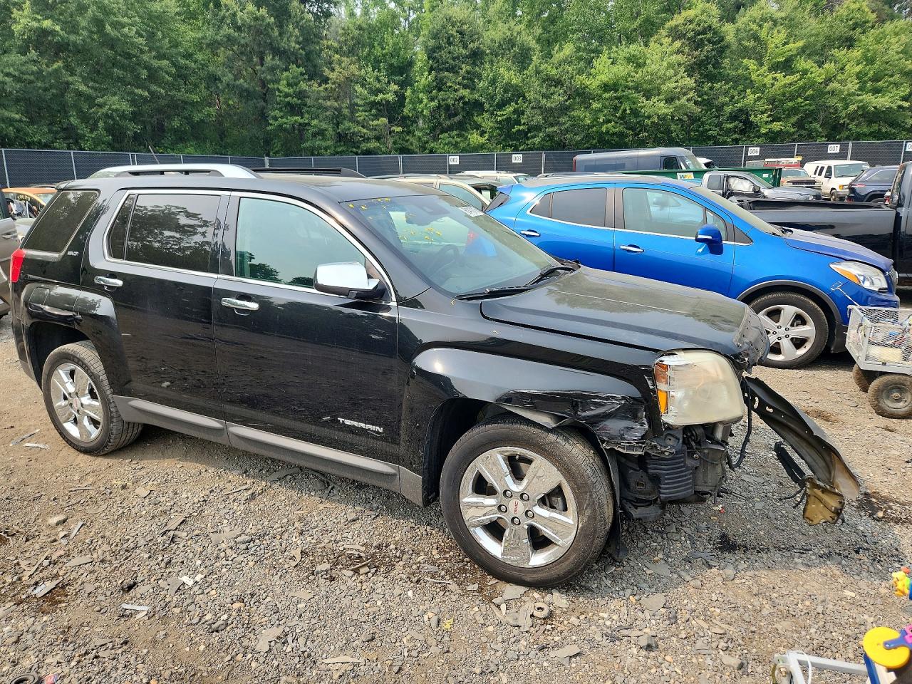 2015 Gmc Terrain Slt Black vin: 2GKFLYE34F6133531