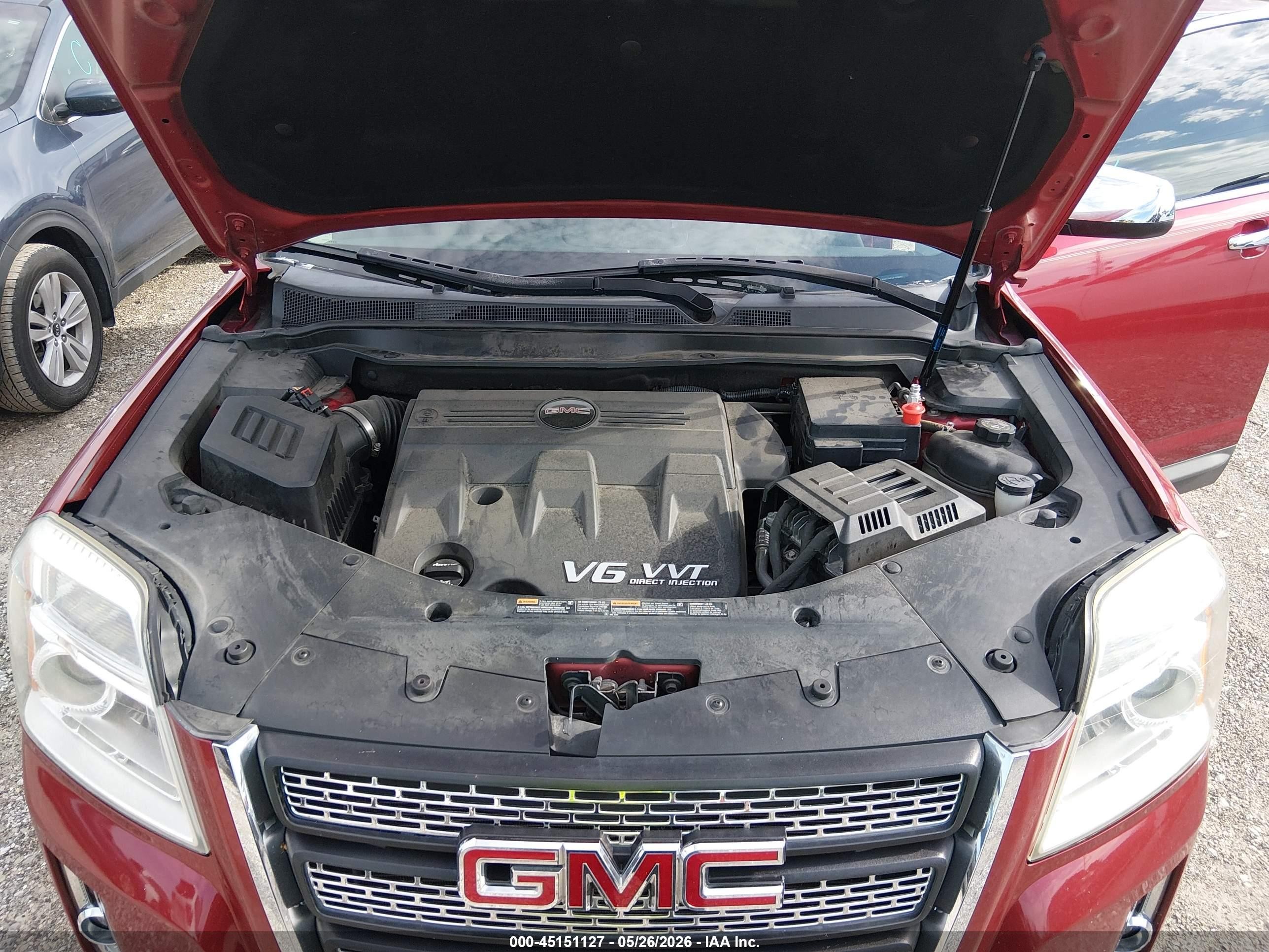 2015 Gmc Terrain Slt-2 Red vin: 2GKFLYE34F6298687