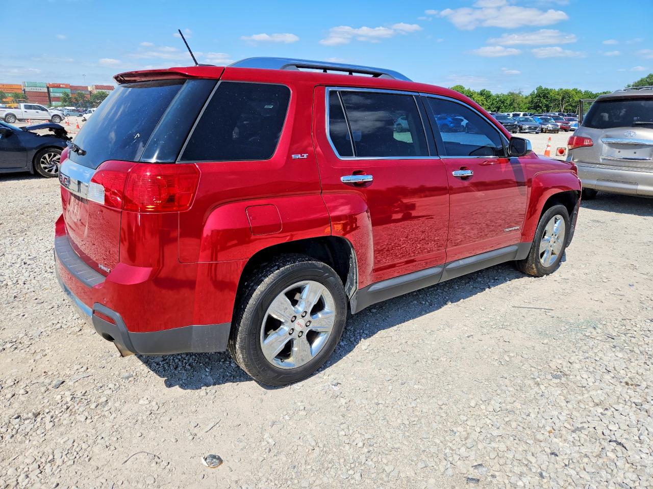 2015 Gmc Terrain Slt Red vin: 2GKFLYE35F6334516