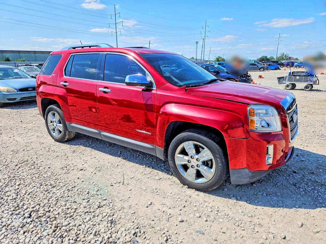 2015 Gmc Terrain Slt Red vin: 2GKFLYE35F6334516