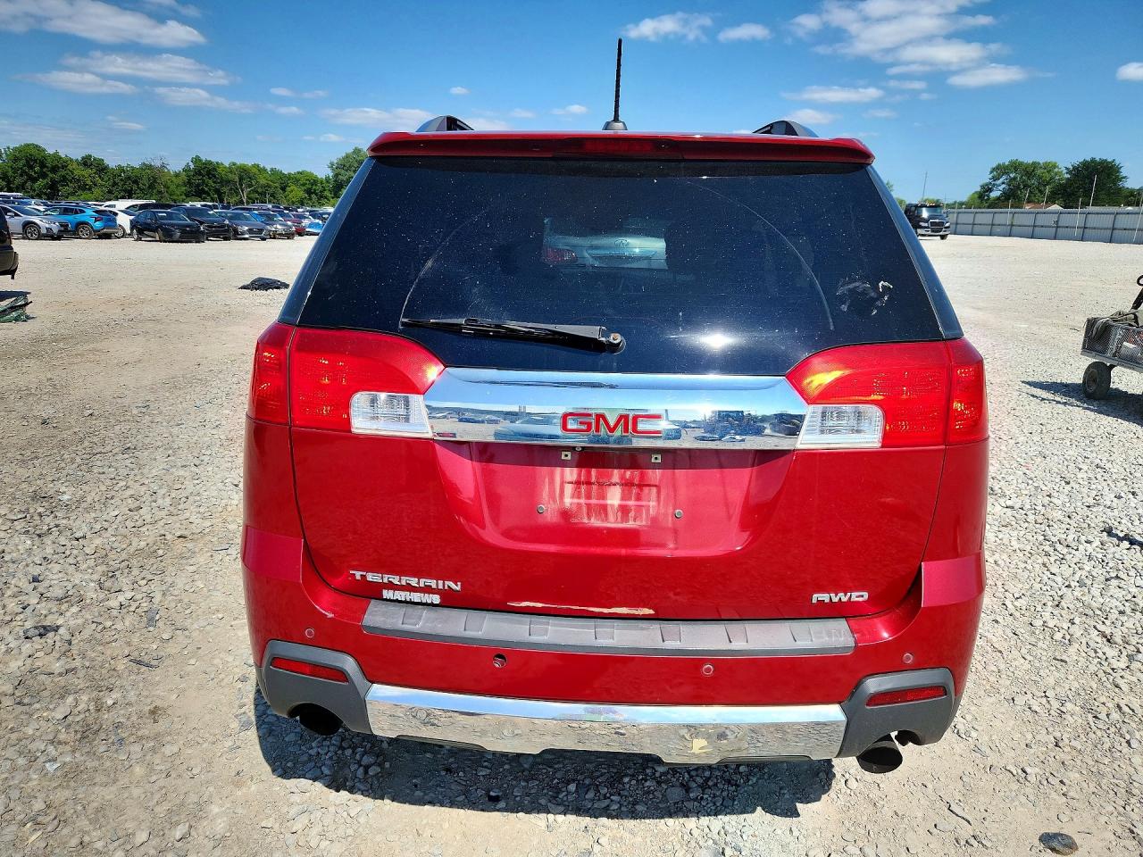 2015 Gmc Terrain Slt Red vin: 2GKFLYE35F6334516