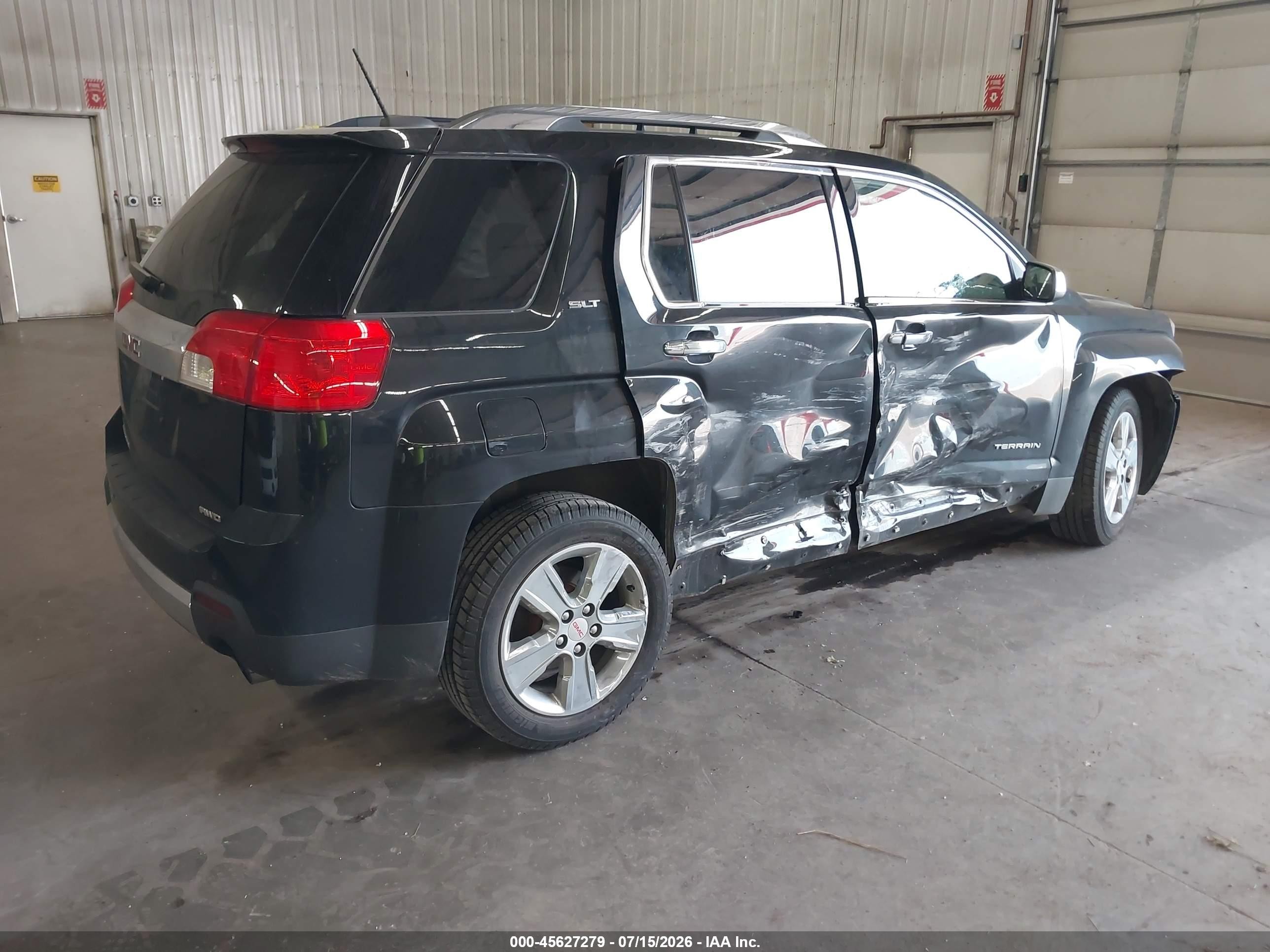 2015 Gmc Terrain Slt-2 Dark Blue vin: 2GKFLYE35F6335925