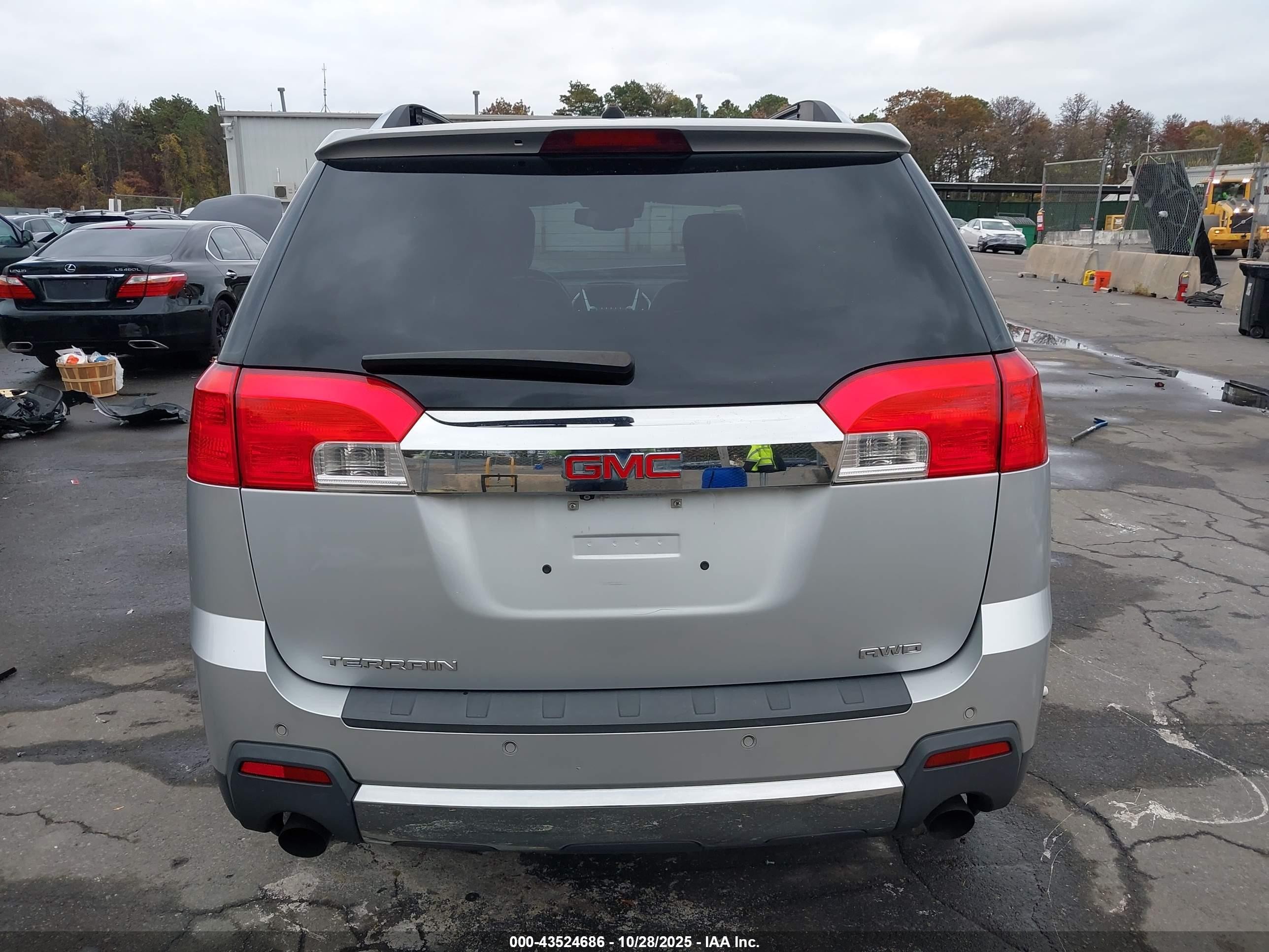 2014 Gmc Terrain Slt-2 Silver vin: 2GKFLYE37E6145963