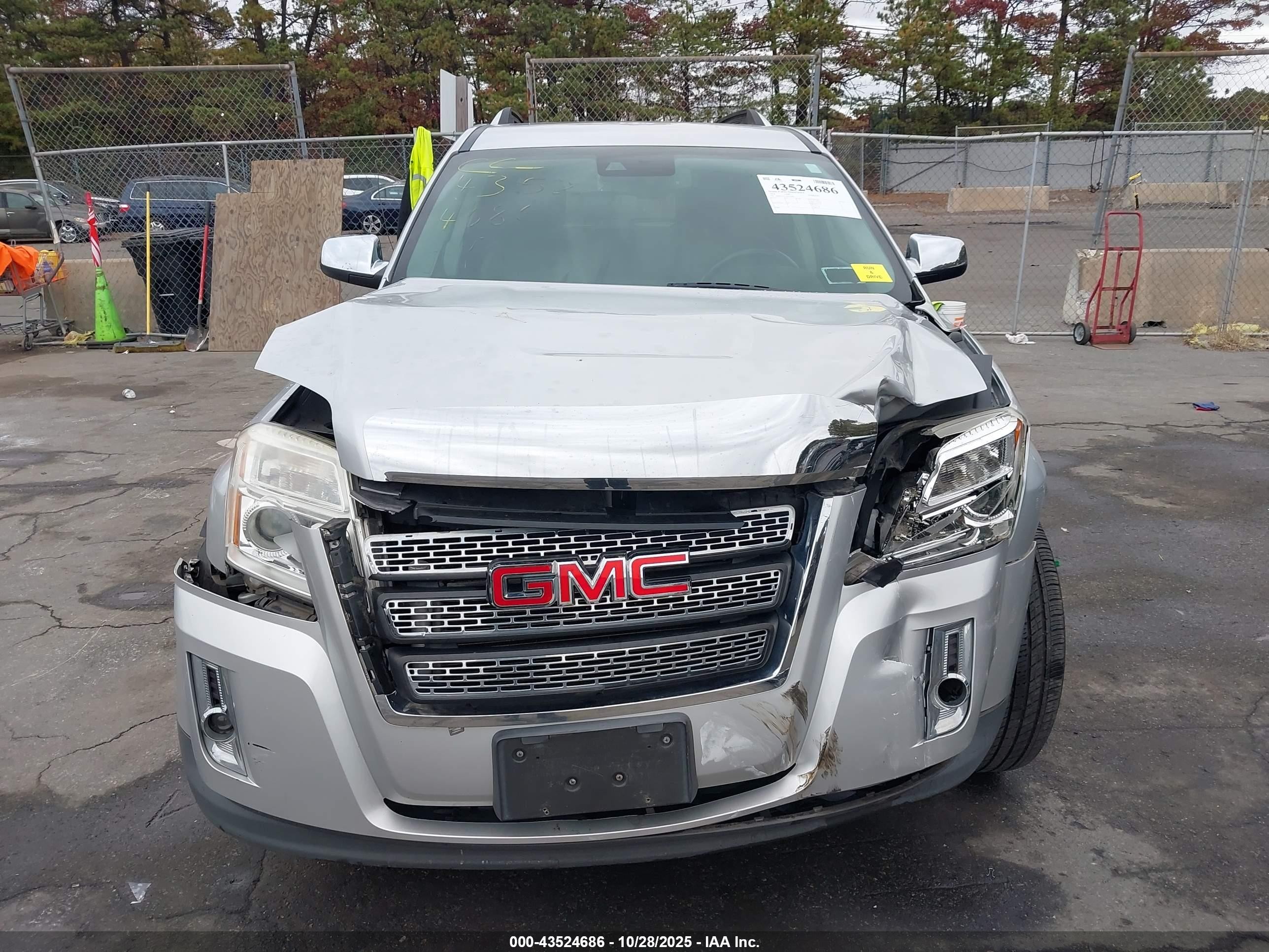 2014 Gmc Terrain Slt-2 Silver vin: 2GKFLYE37E6145963