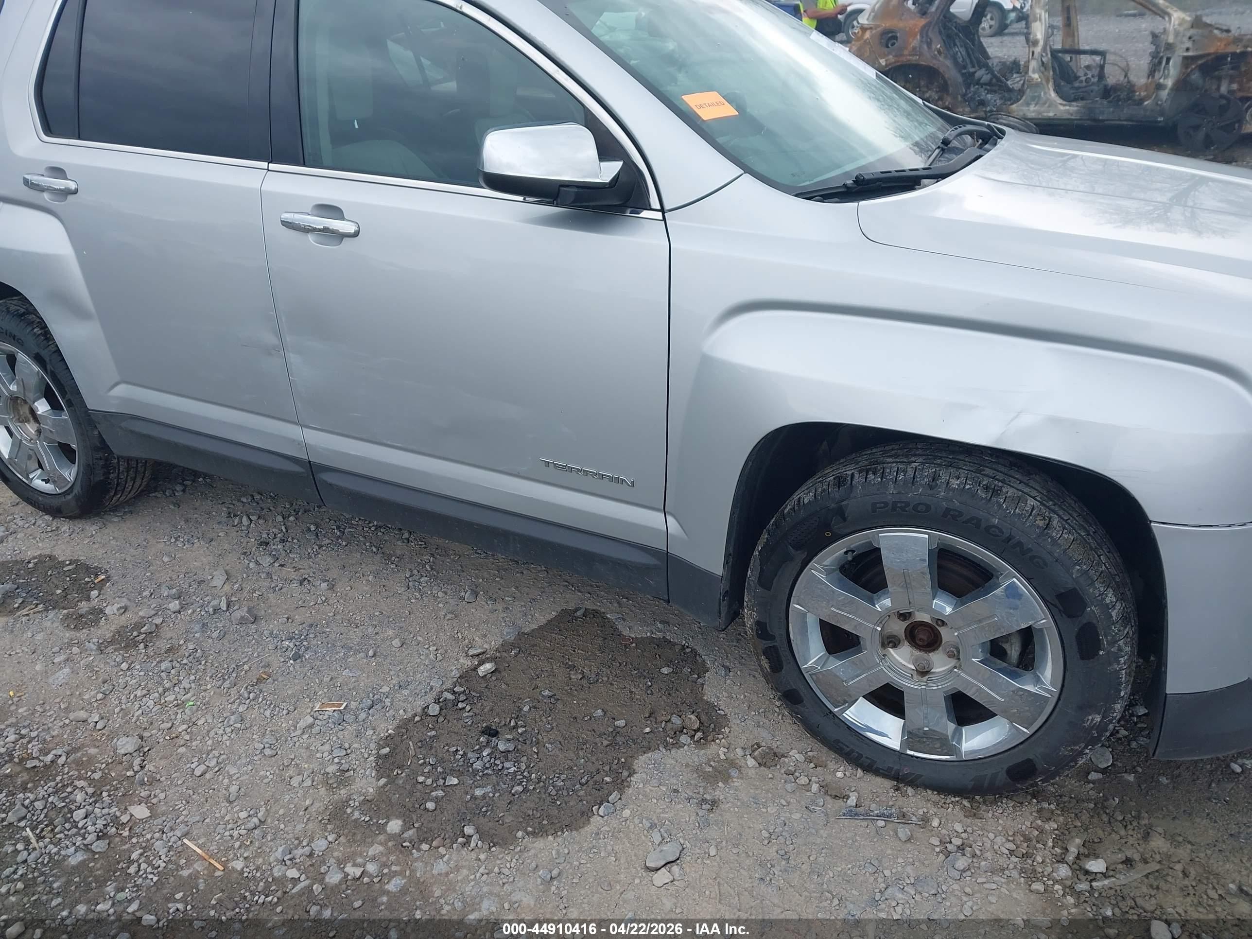 2014 Gmc Terrain Slt-2 Silver vin: 2GKFLYE37E6378757