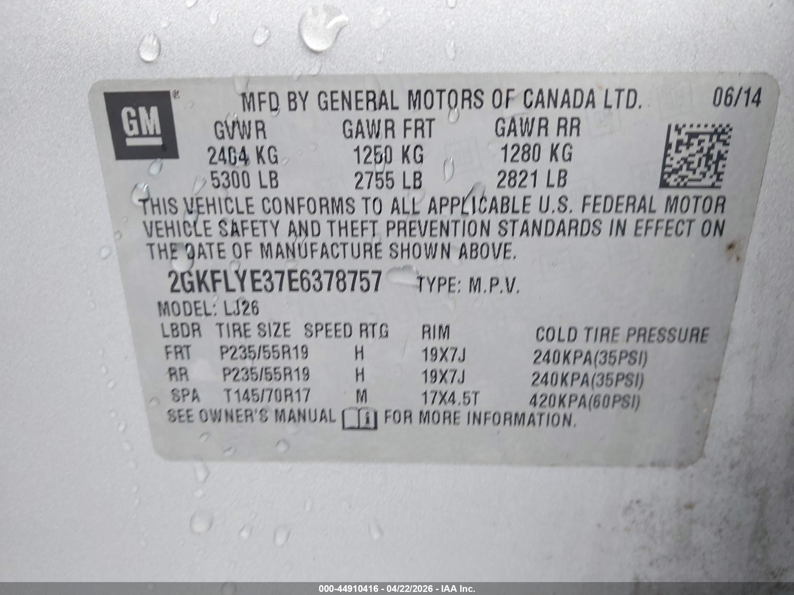 2014 Gmc Terrain Slt-2 Silver vin: 2GKFLYE37E6378757