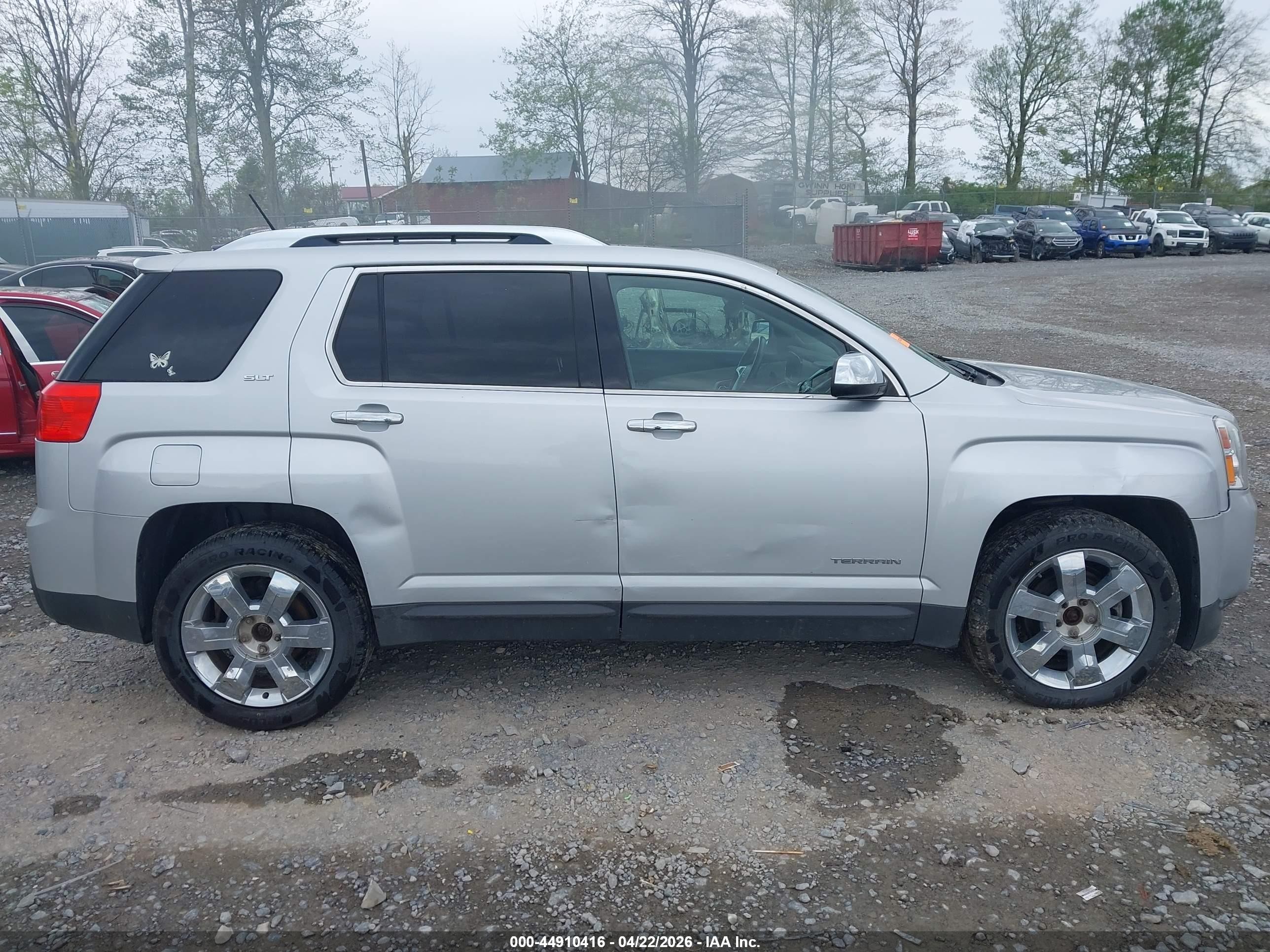 2014 Gmc Terrain Slt-2 Silver vin: 2GKFLYE37E6378757