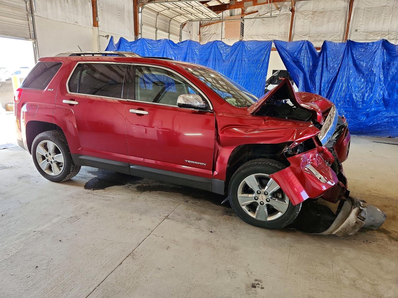 2015 Gmc Terrain Slt Maroon vin: 2GKFLYE37F6307351