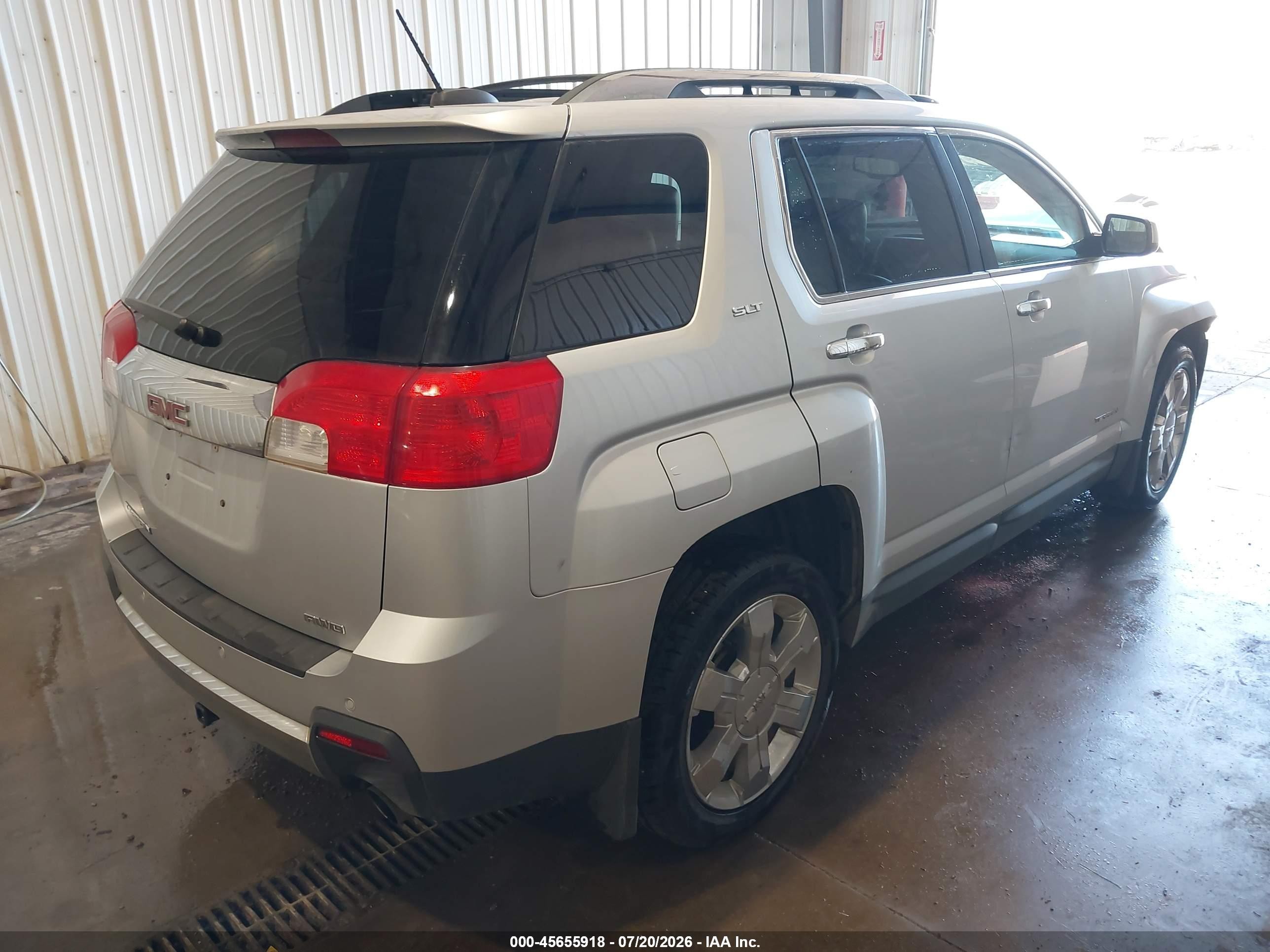 2015 Gmc Terrain Slt-2 Серебряный vin: 2GKFLYE37F6401892