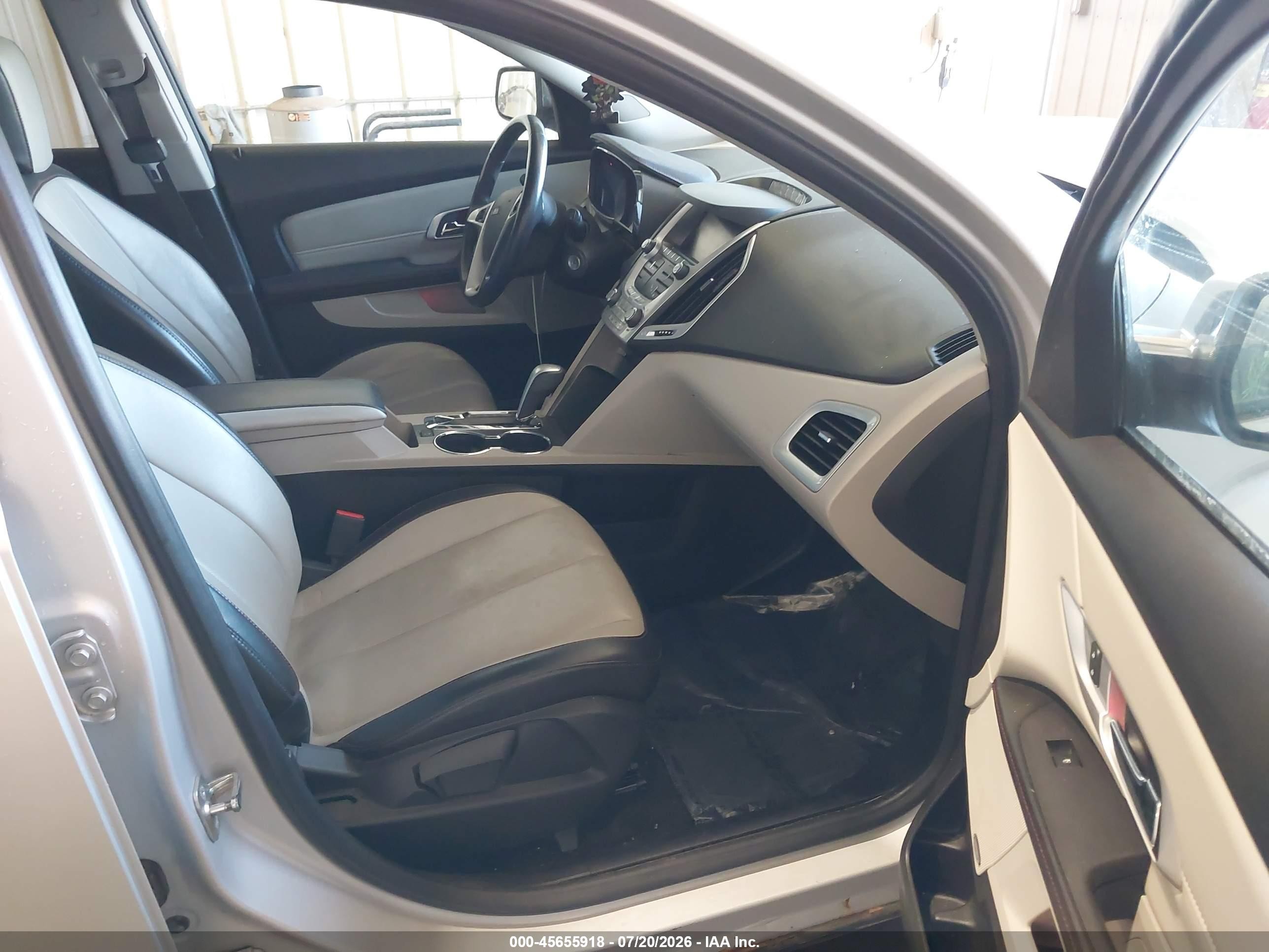 2015 Gmc Terrain Slt-2 Серебряный vin: 2GKFLYE37F6401892