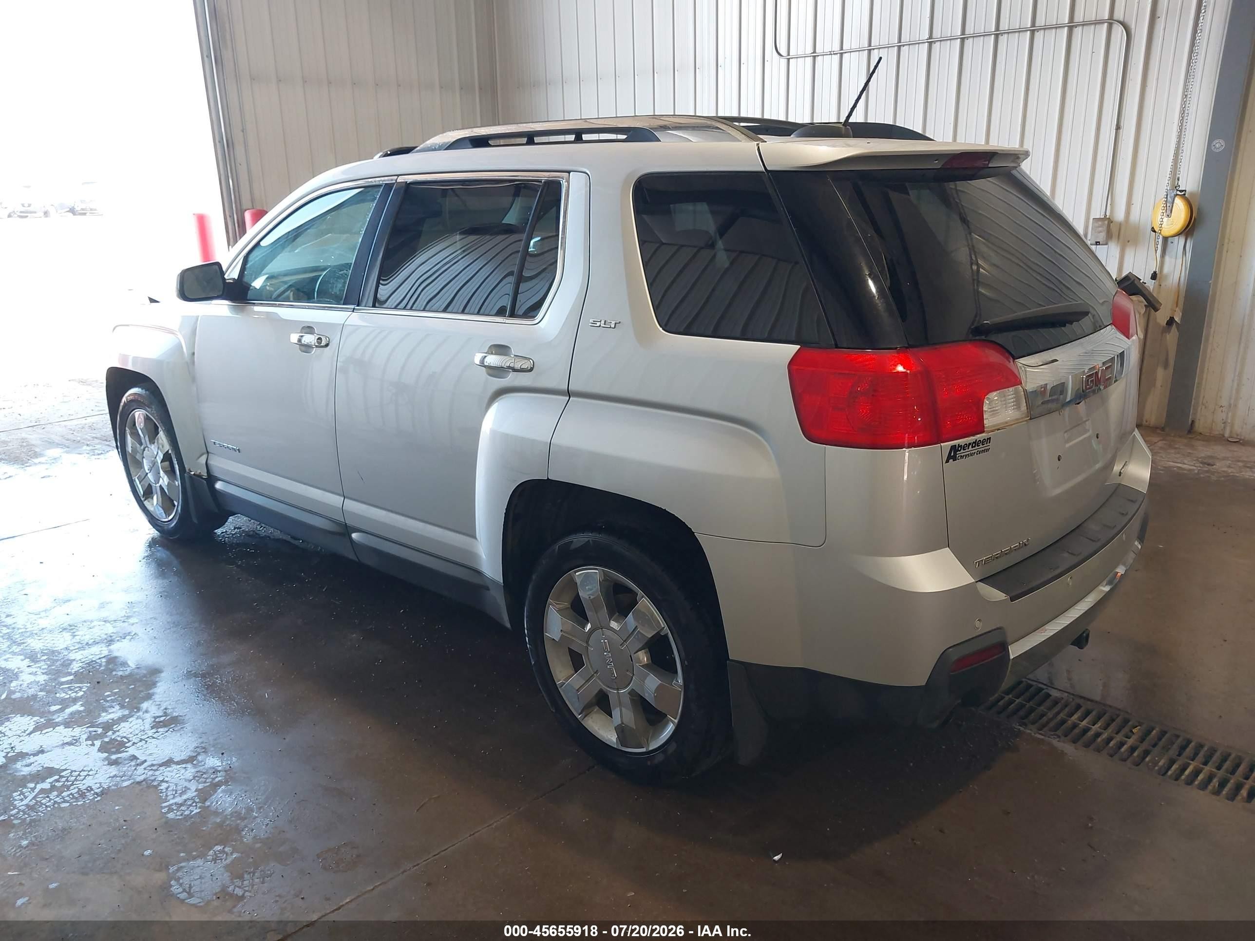 2015 Gmc Terrain Slt-2 Серебряный vin: 2GKFLYE37F6401892
