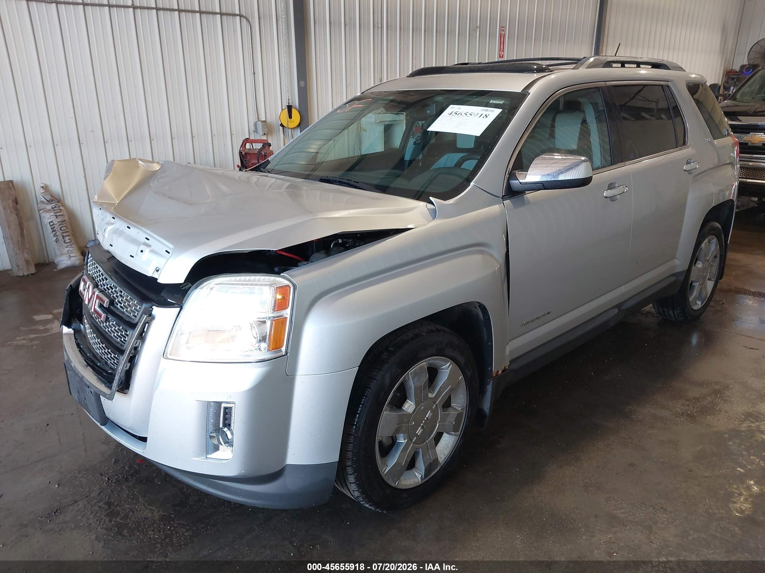 2015 Gmc Terrain Slt-2 Серебряный vin: 2GKFLYE37F6401892