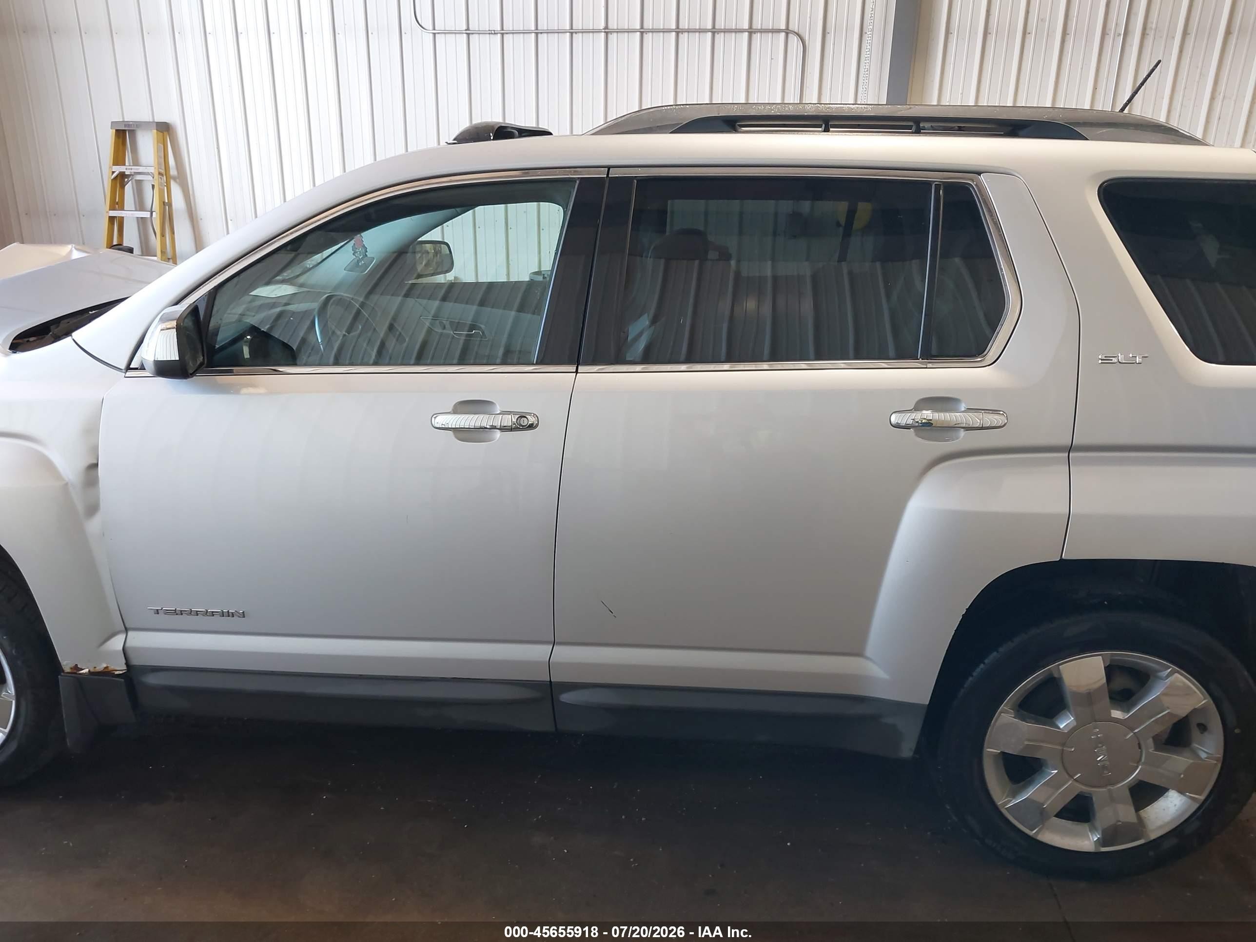 2015 Gmc Terrain Slt-2 Серебряный vin: 2GKFLYE37F6401892