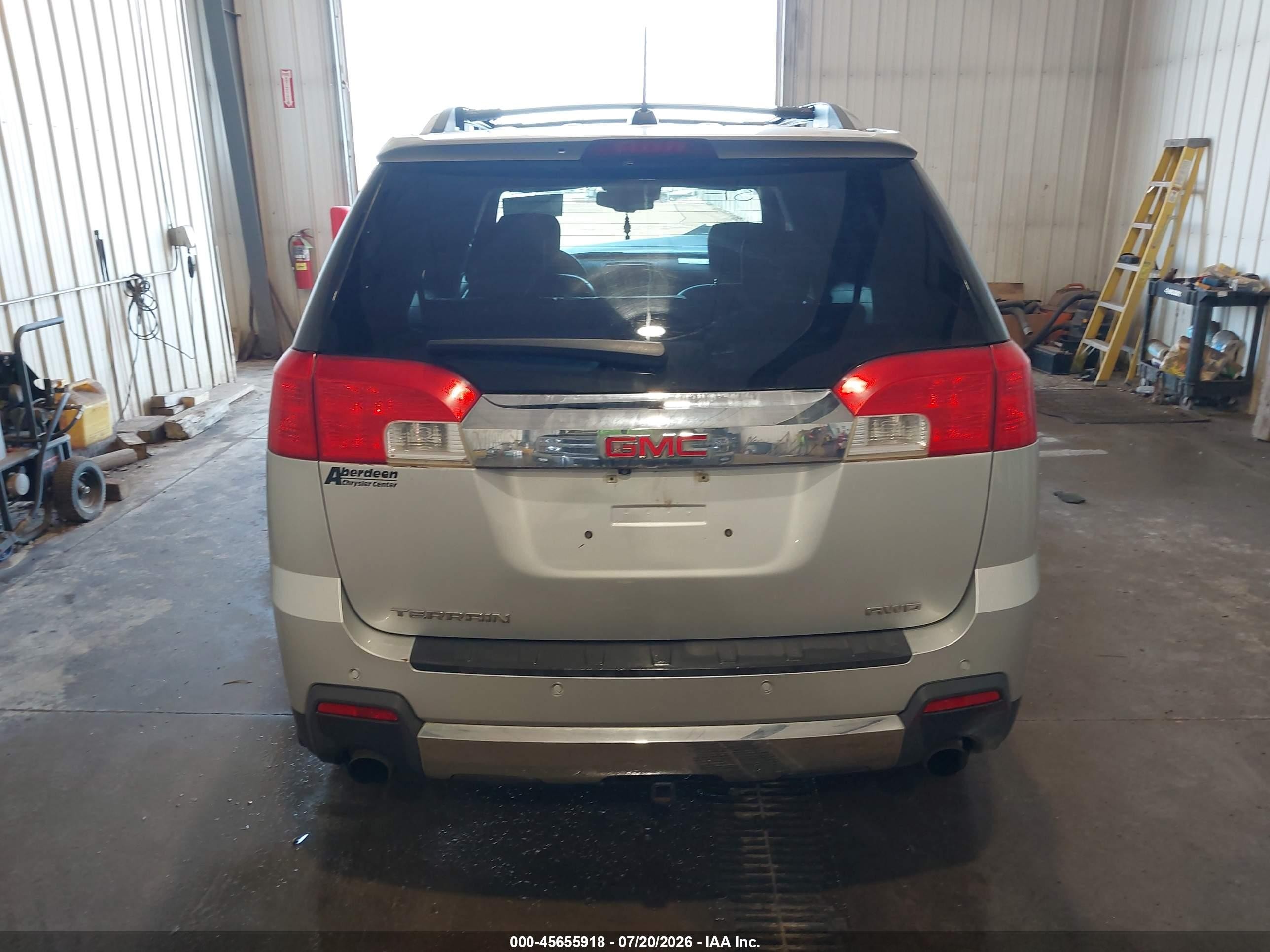 2015 Gmc Terrain Slt-2 Серебряный vin: 2GKFLYE37F6401892
