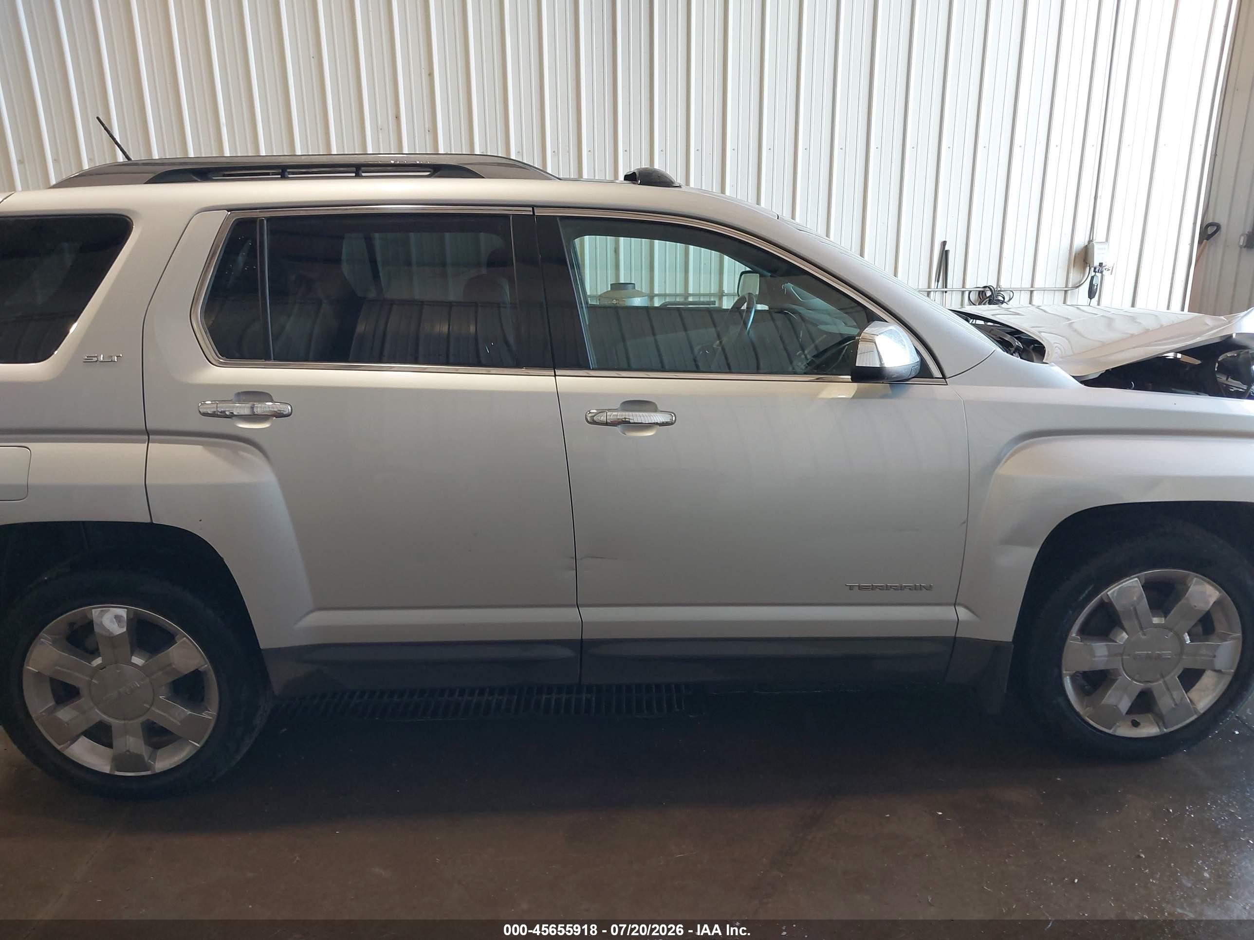 2015 Gmc Terrain Slt-2 Серебряный vin: 2GKFLYE37F6401892