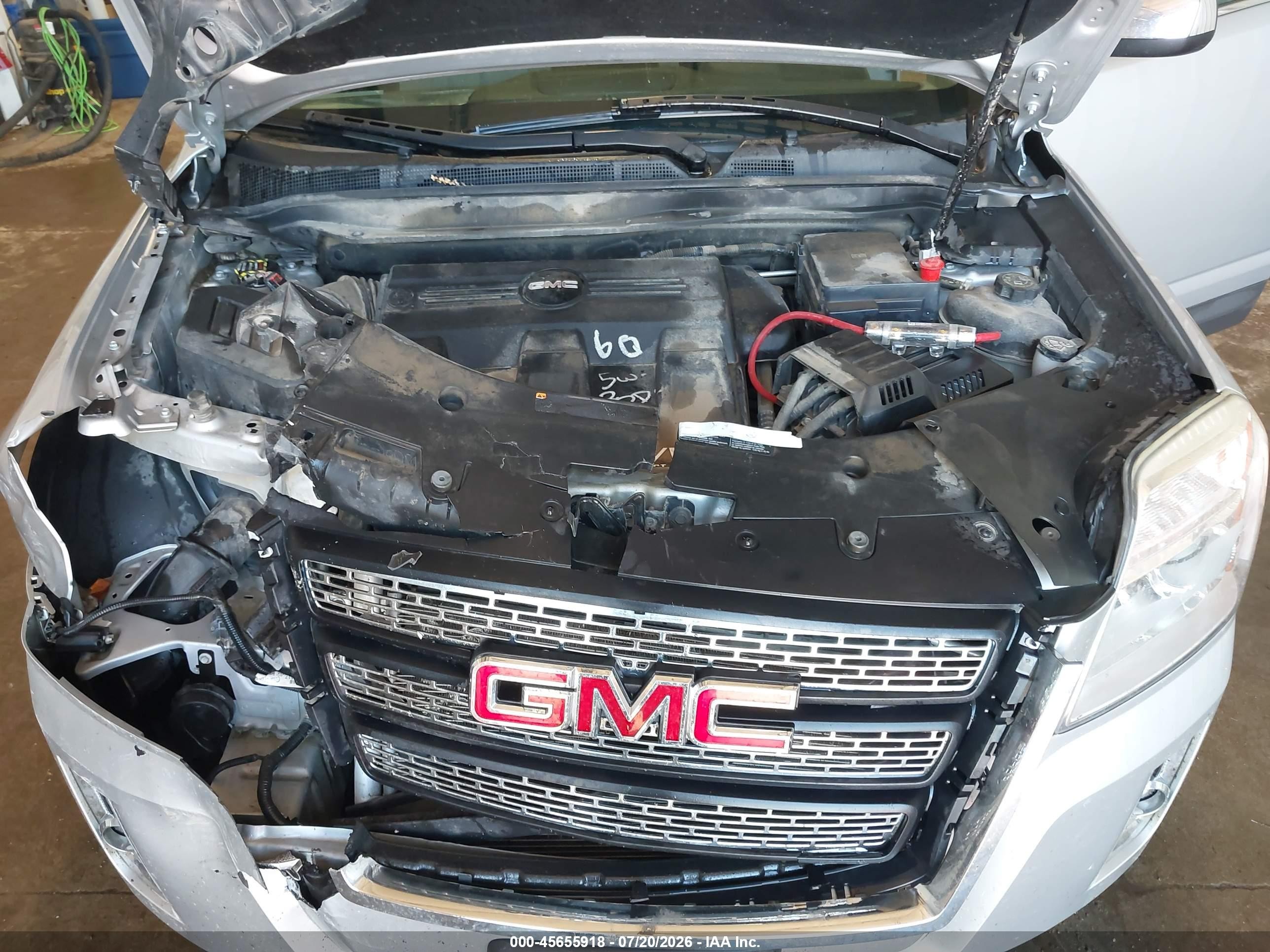 2015 Gmc Terrain Slt-2 Серебряный vin: 2GKFLYE37F6401892
