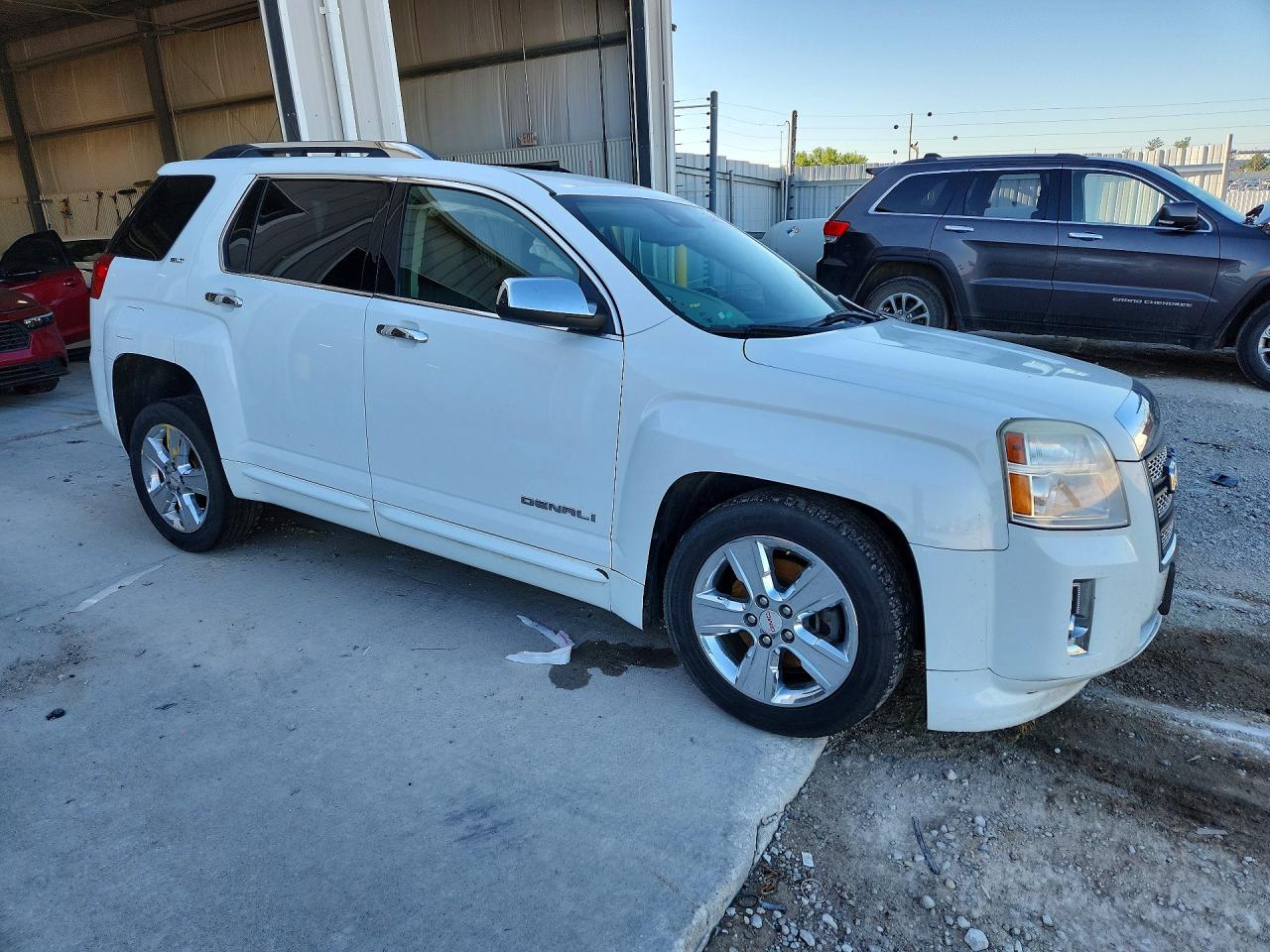 2015 Gmc Terrain Slt White vin: 2GKFLYE37F6436755