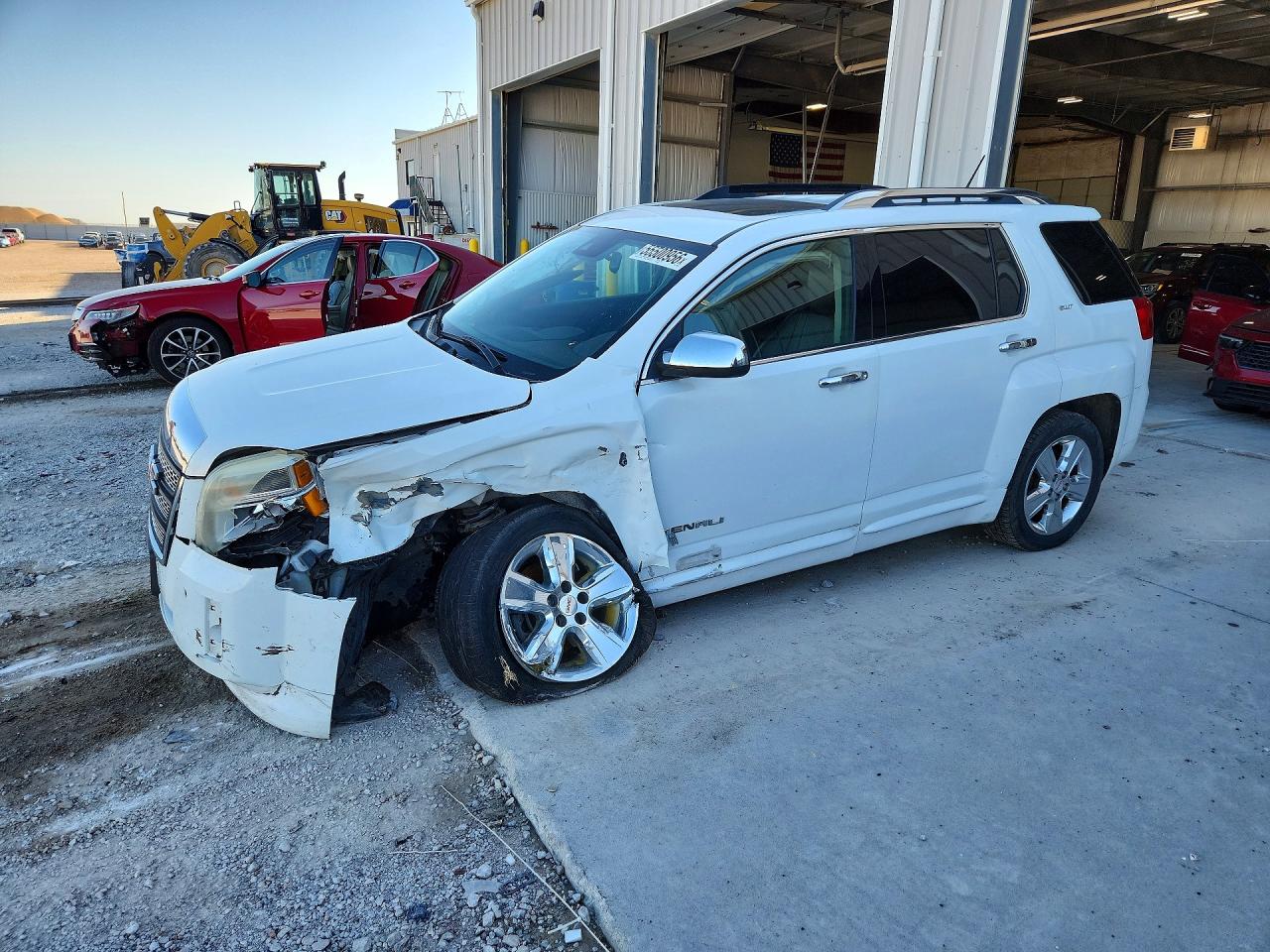 2015 Gmc Terrain Slt White vin: 2GKFLYE37F6436755