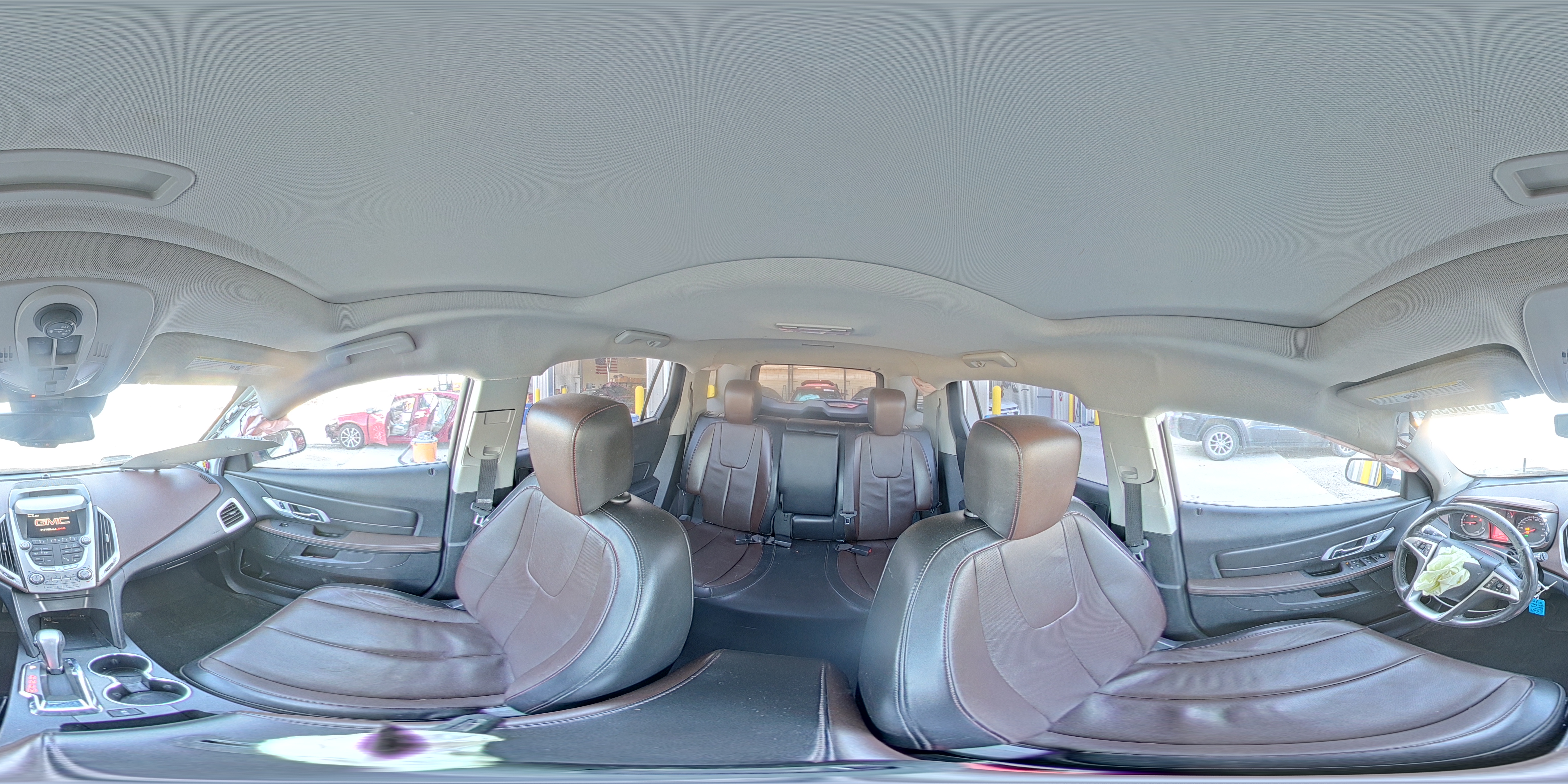 2015 Gmc Terrain Slt White vin: 2GKFLYE37F6436755