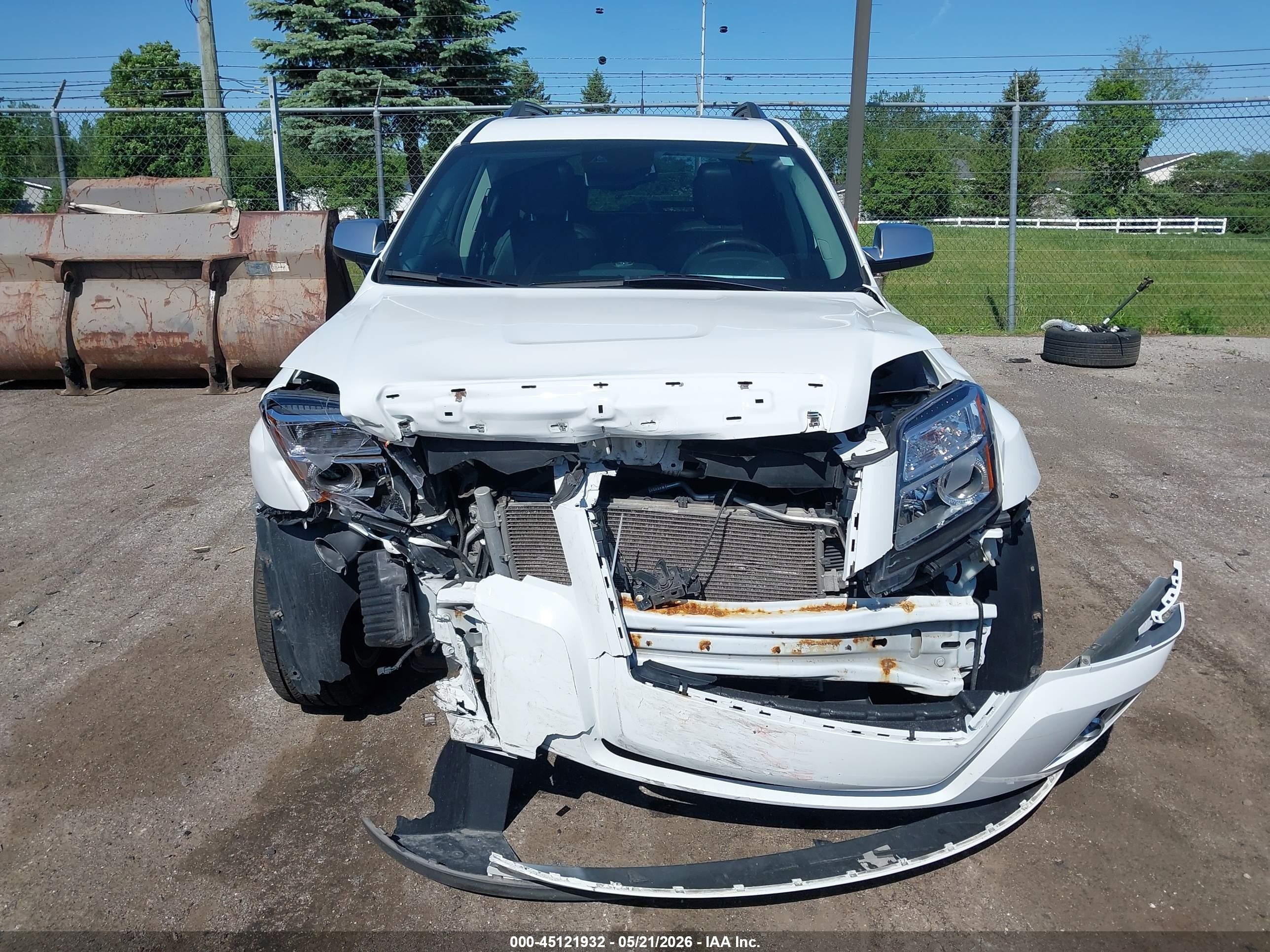 2013 Gmc Terrain Denali White vin: 2GKFLYE39D6152802