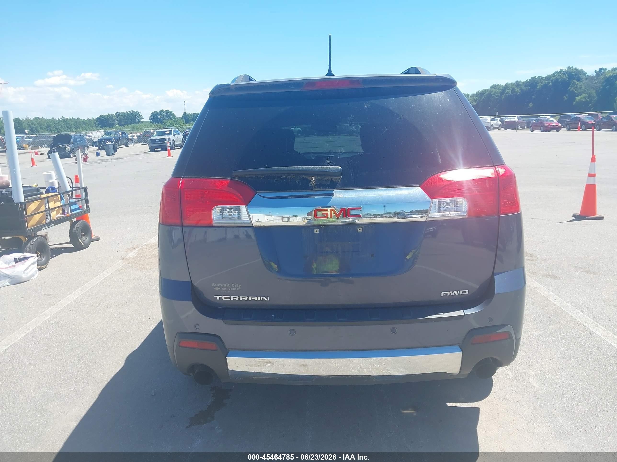 2014 Gmc Terrain Slt-2 Blue vin: 2GKFLYE39E6251069
