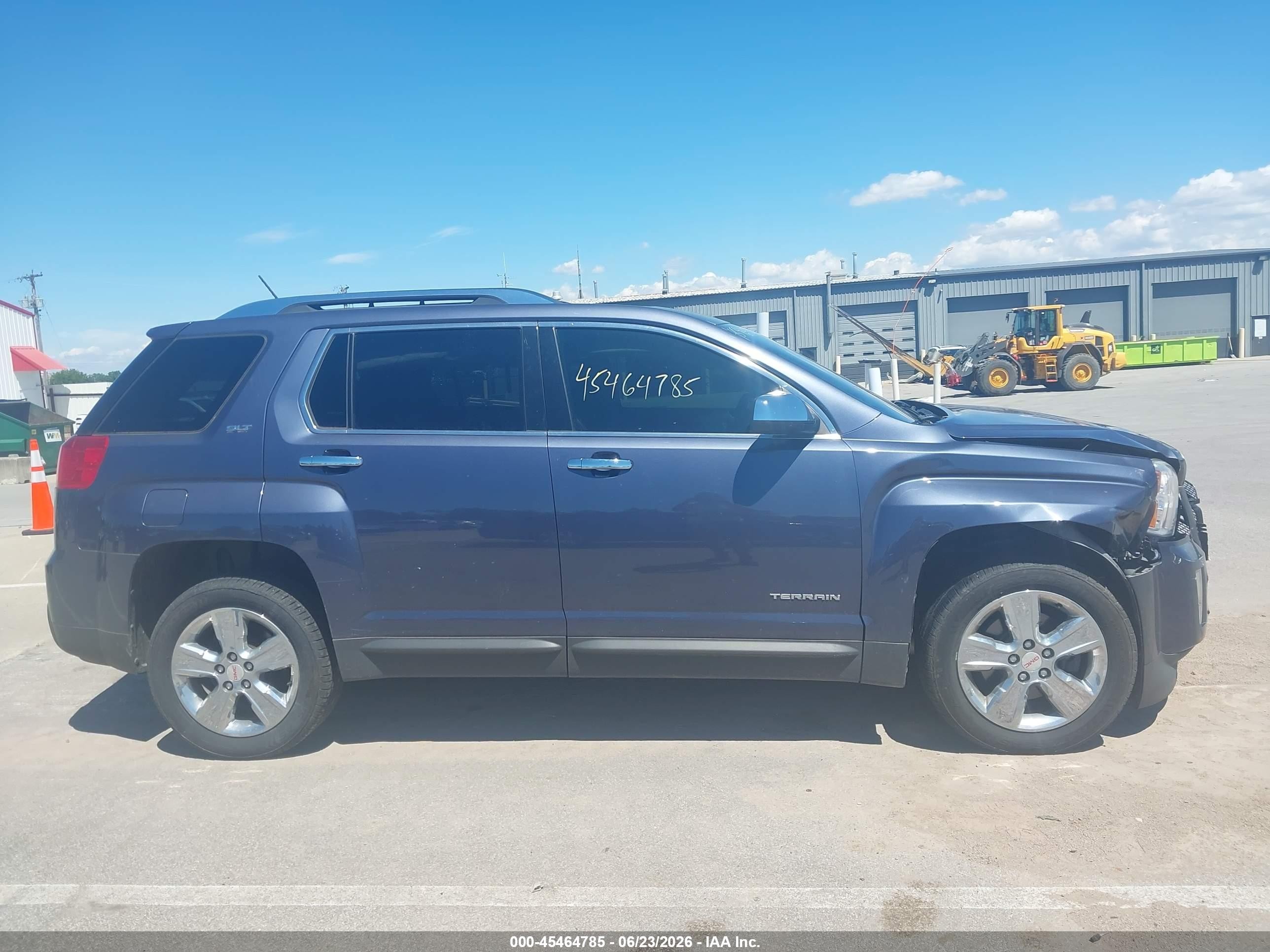 2014 Gmc Terrain Slt-2 Blue vin: 2GKFLYE39E6251069