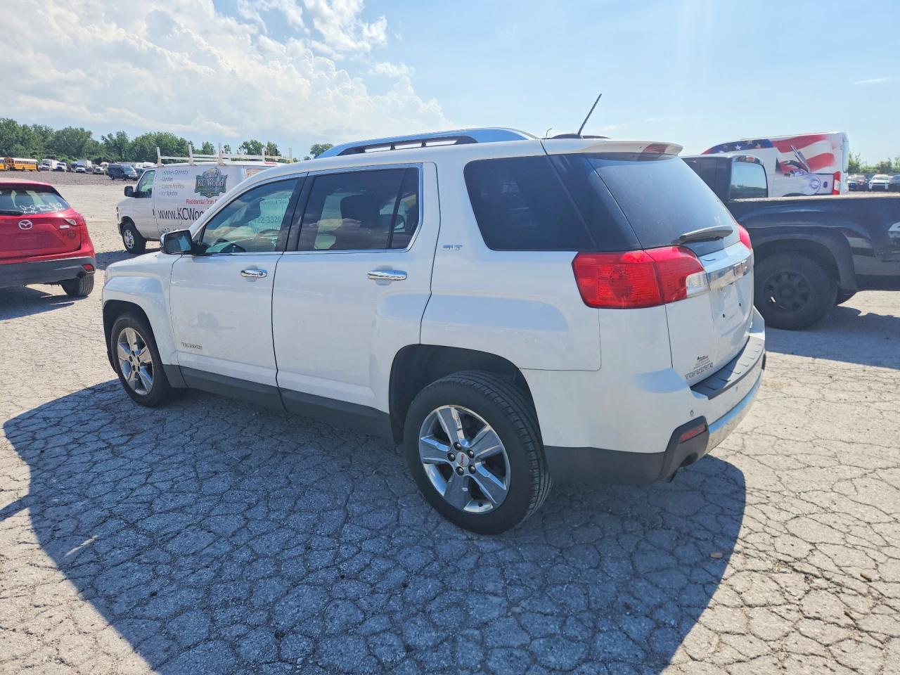 2015 Gmc Terrain Slt White vin: 2GKFLYE39F6149966