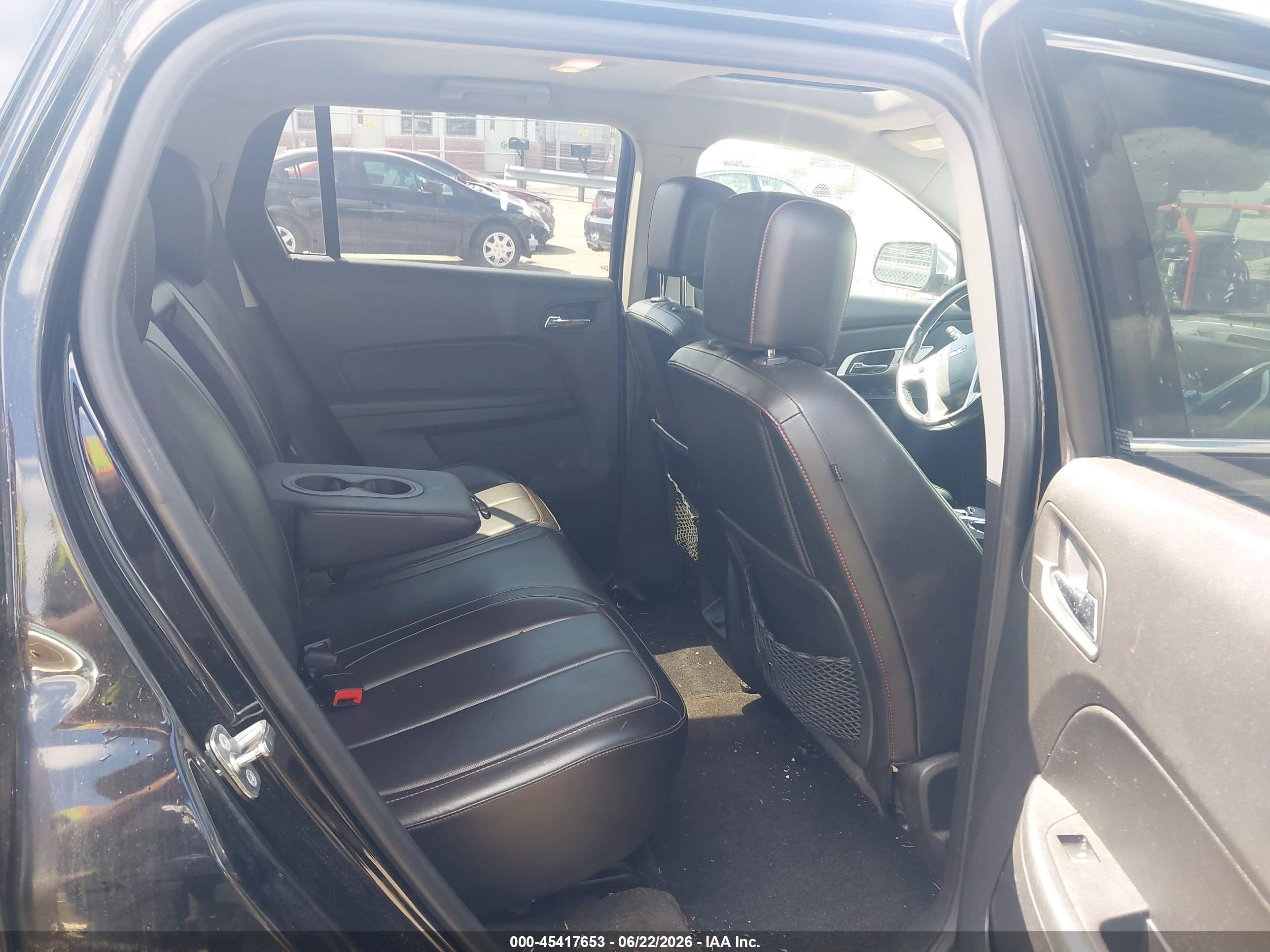 2015 Gmc Terrain Slt-2 Black vin: 2GKFLYE39F6436451