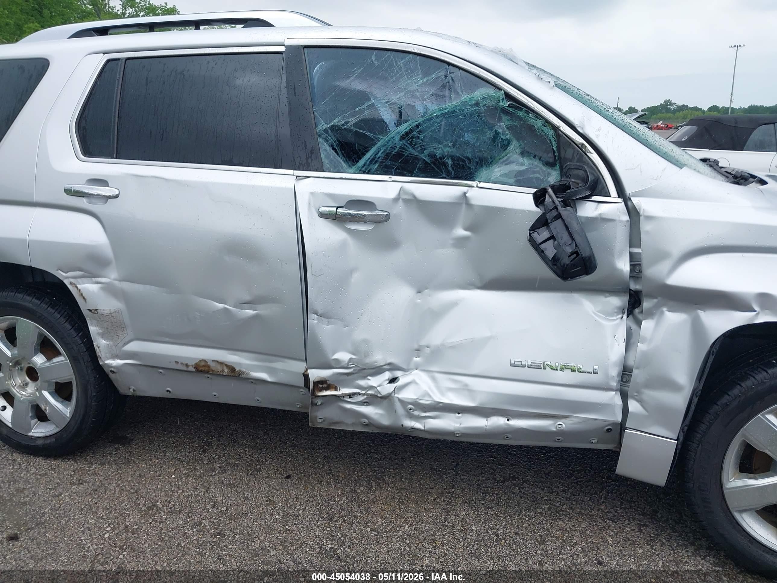 2013 Gmc Terrain Denali Silver vin: 2GKFLYE3XD6179880
