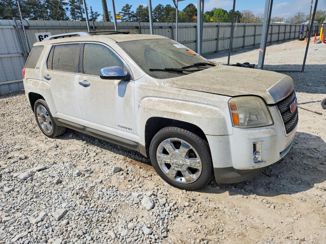 2015 Gmc Terrain Slt White vin: 2GKFLYE3XF6236517