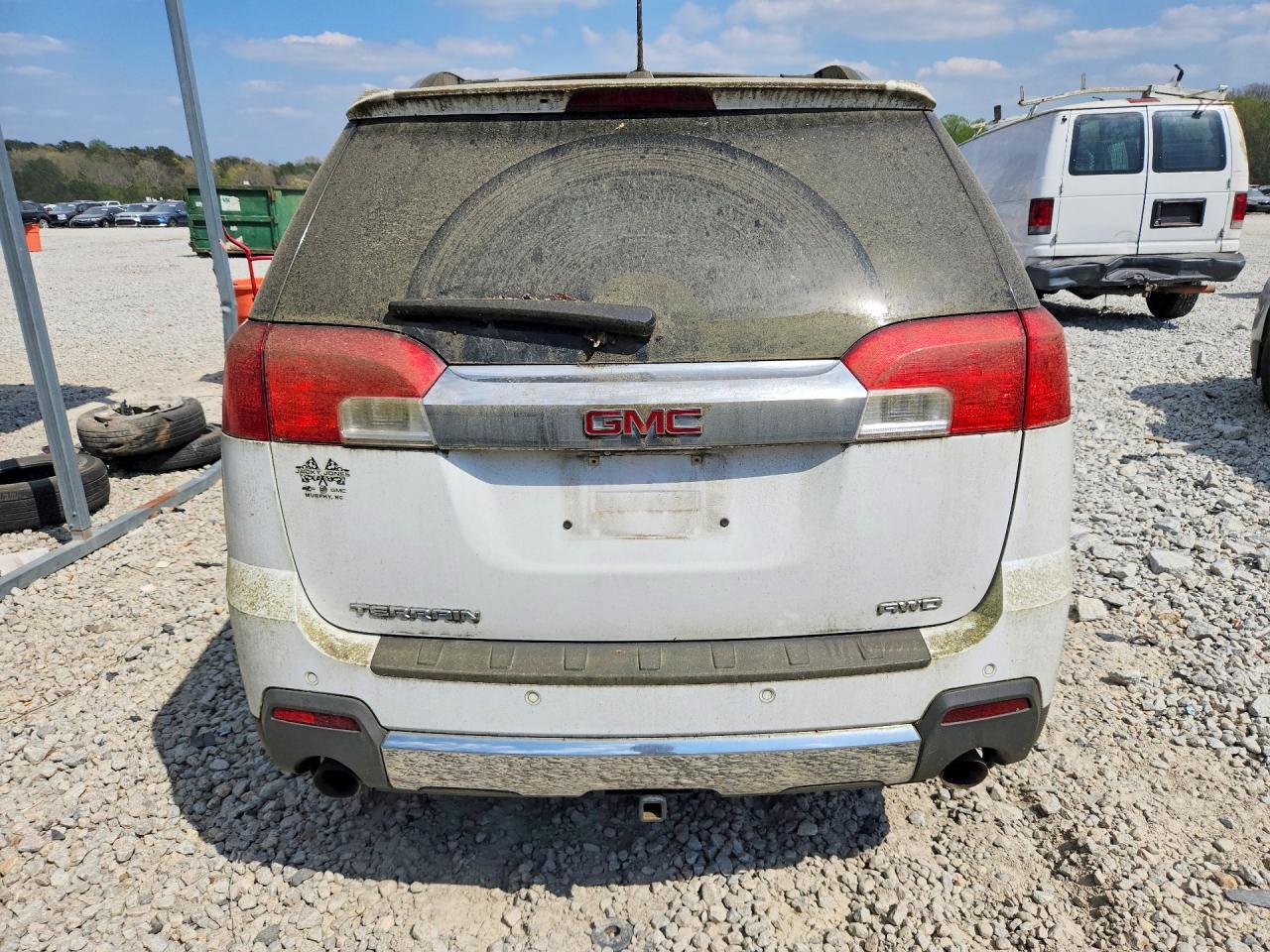 2015 Gmc Terrain Slt White vin: 2GKFLYE3XF6236517