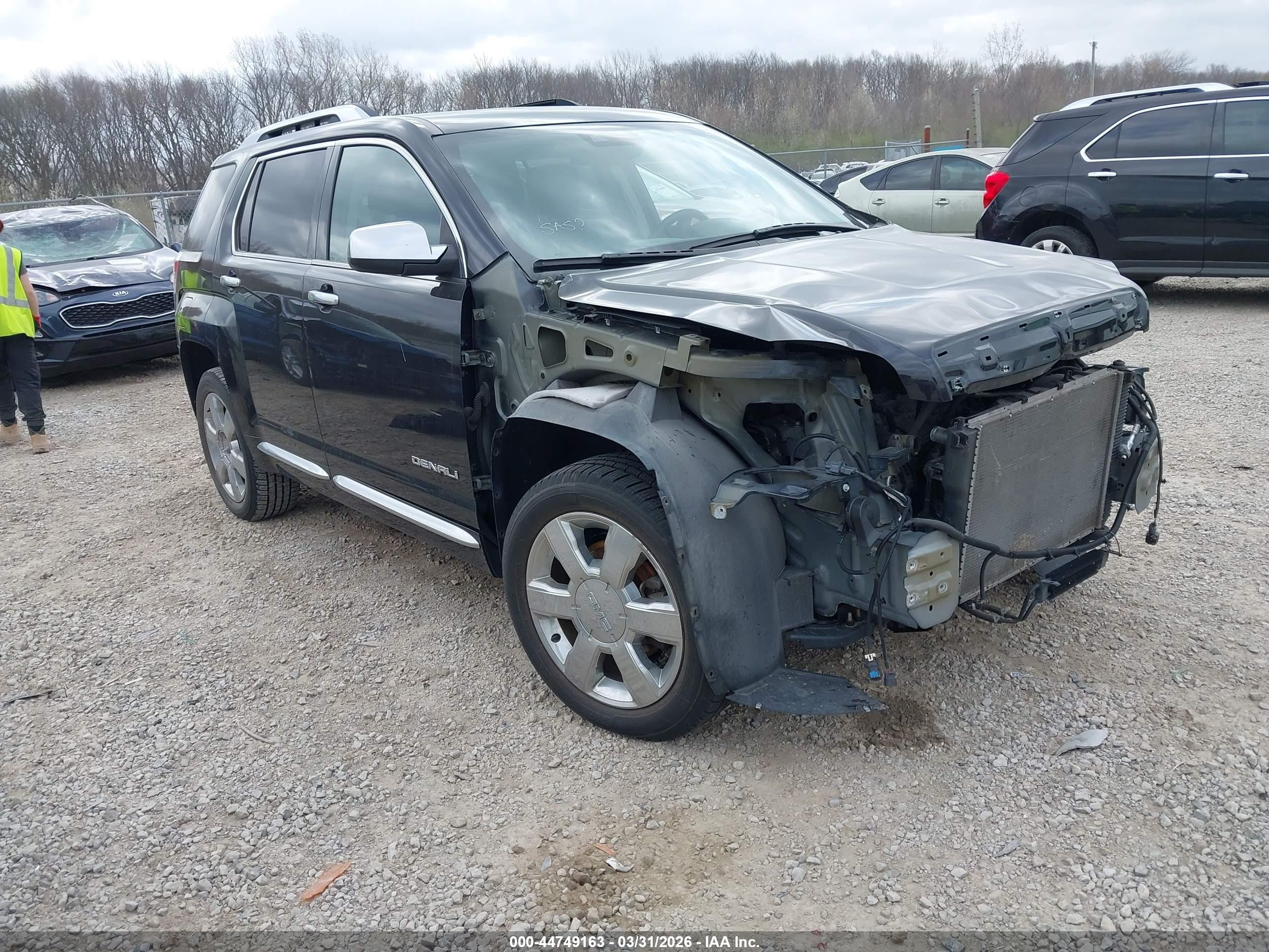 2015 Gmc Terrain Denali Black vin: 2GKFLZE30F6379742