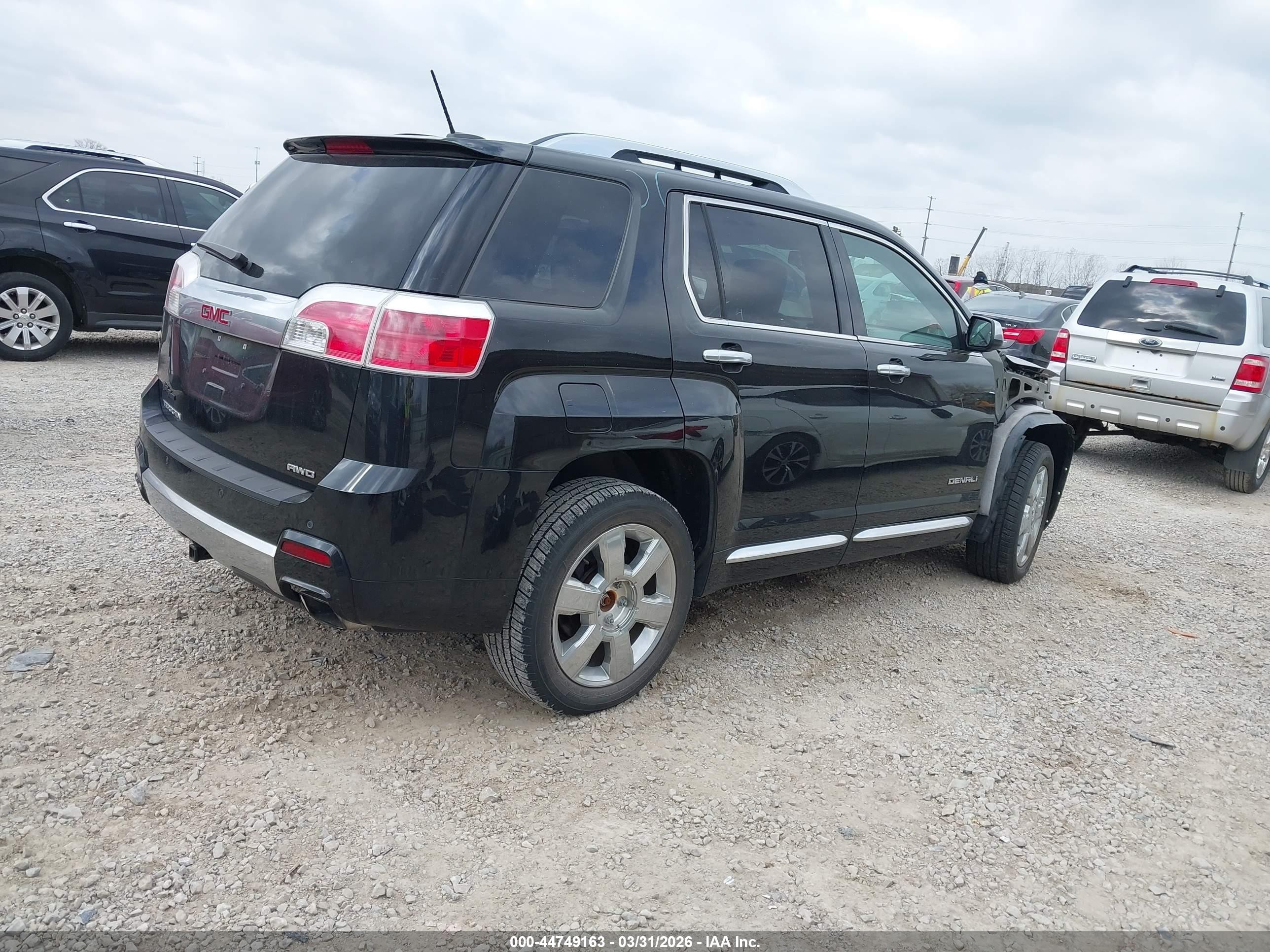 2015 Gmc Terrain Denali Black vin: 2GKFLZE30F6379742