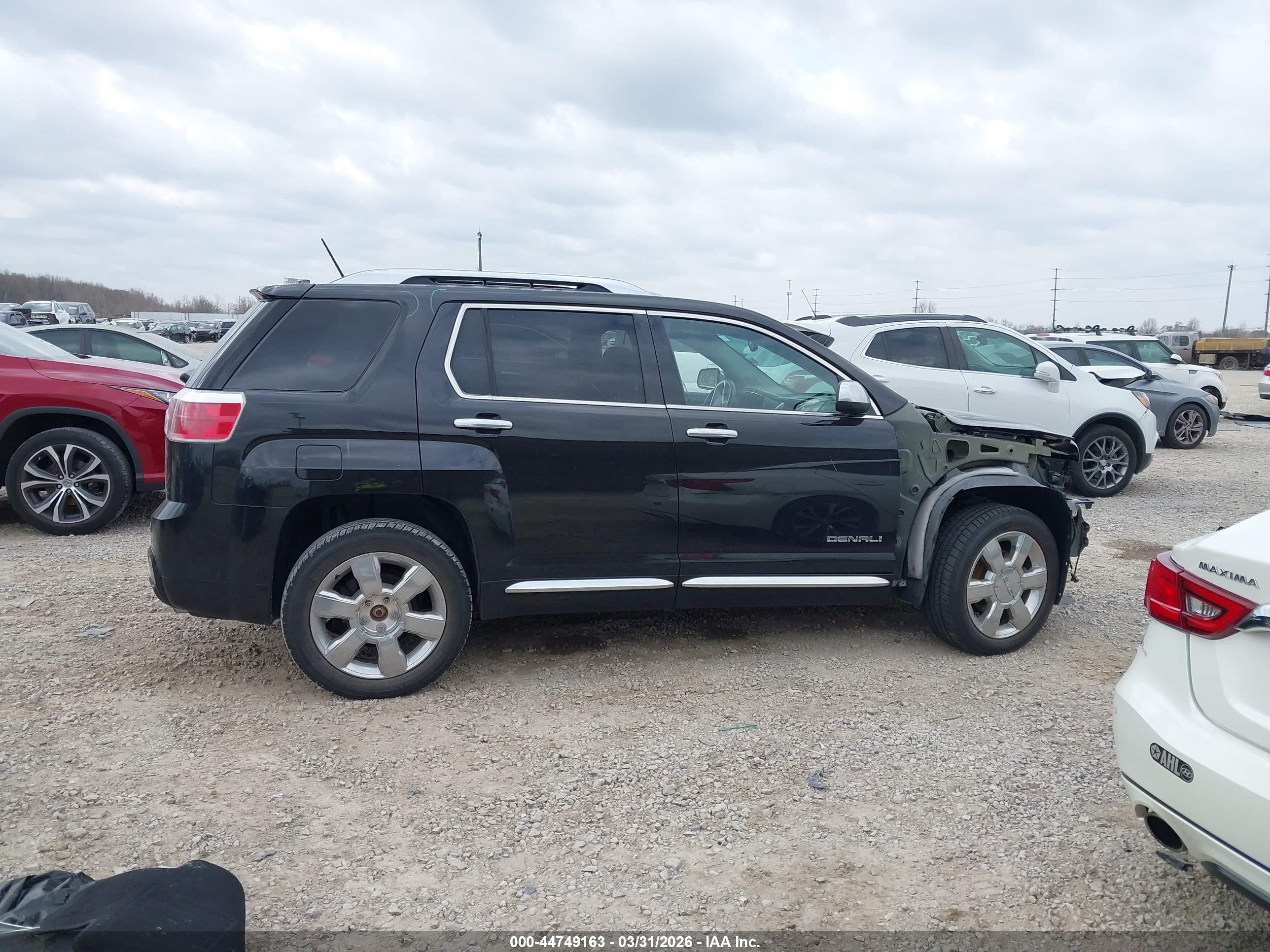 2015 Gmc Terrain Denali Black vin: 2GKFLZE30F6379742