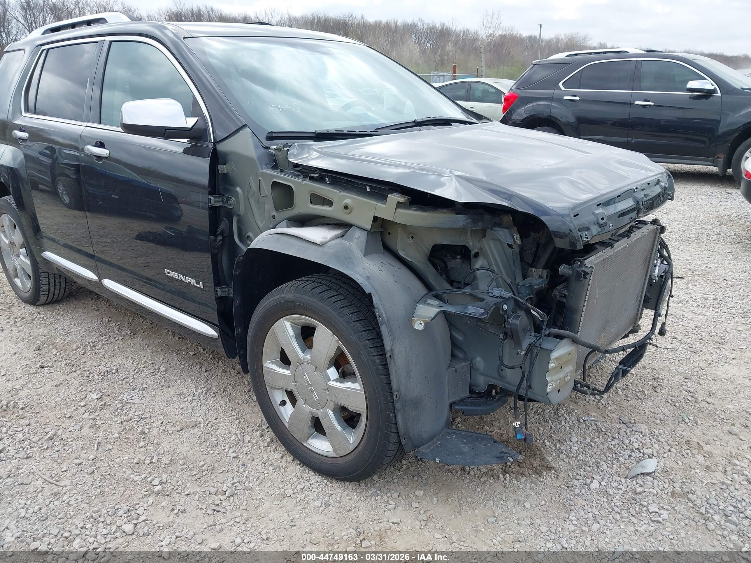 2015 Gmc Terrain Denali Black vin: 2GKFLZE30F6379742