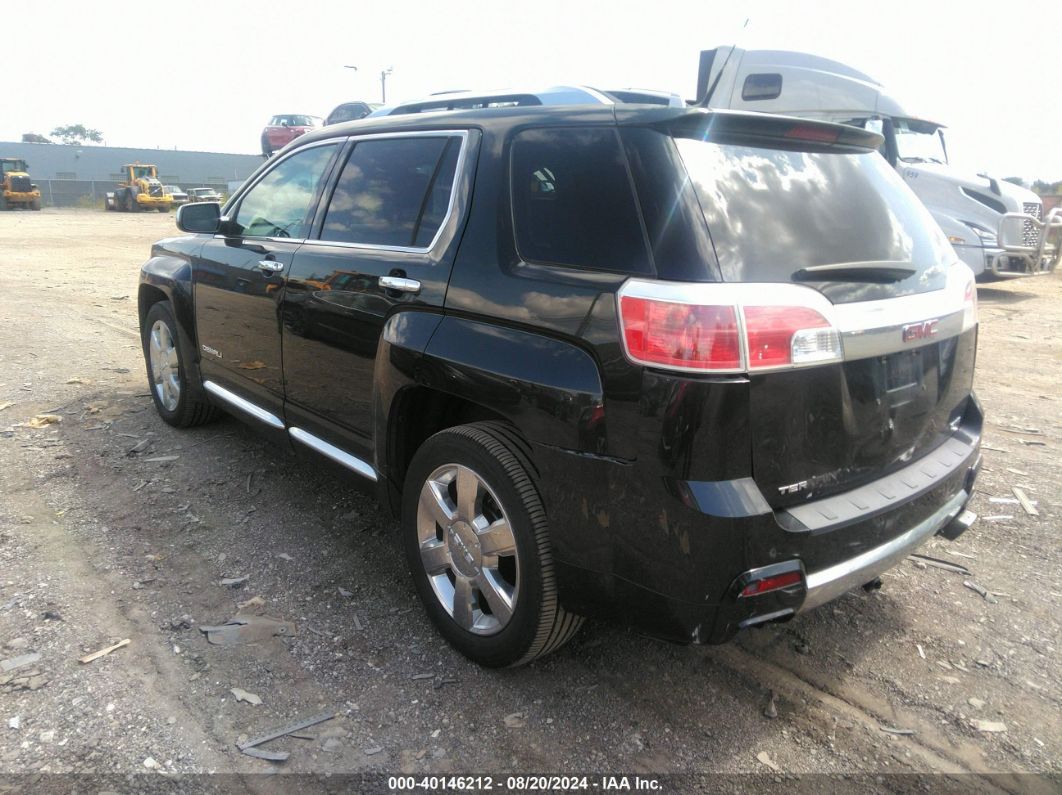 2013 Gmc Terrain Denali Black vin: 2GKFLZE32D6133420