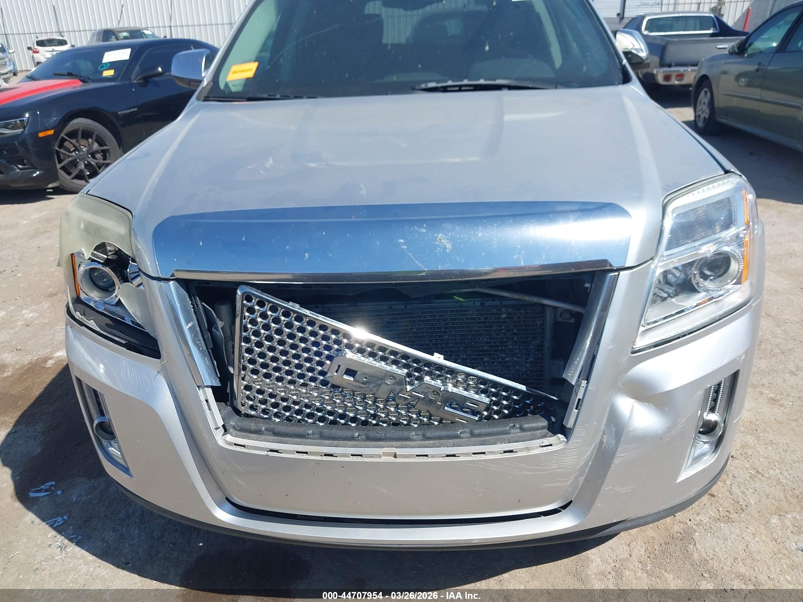 2013 Gmc Terrain Denali Silver vin: 2GKFLZE32D6154736