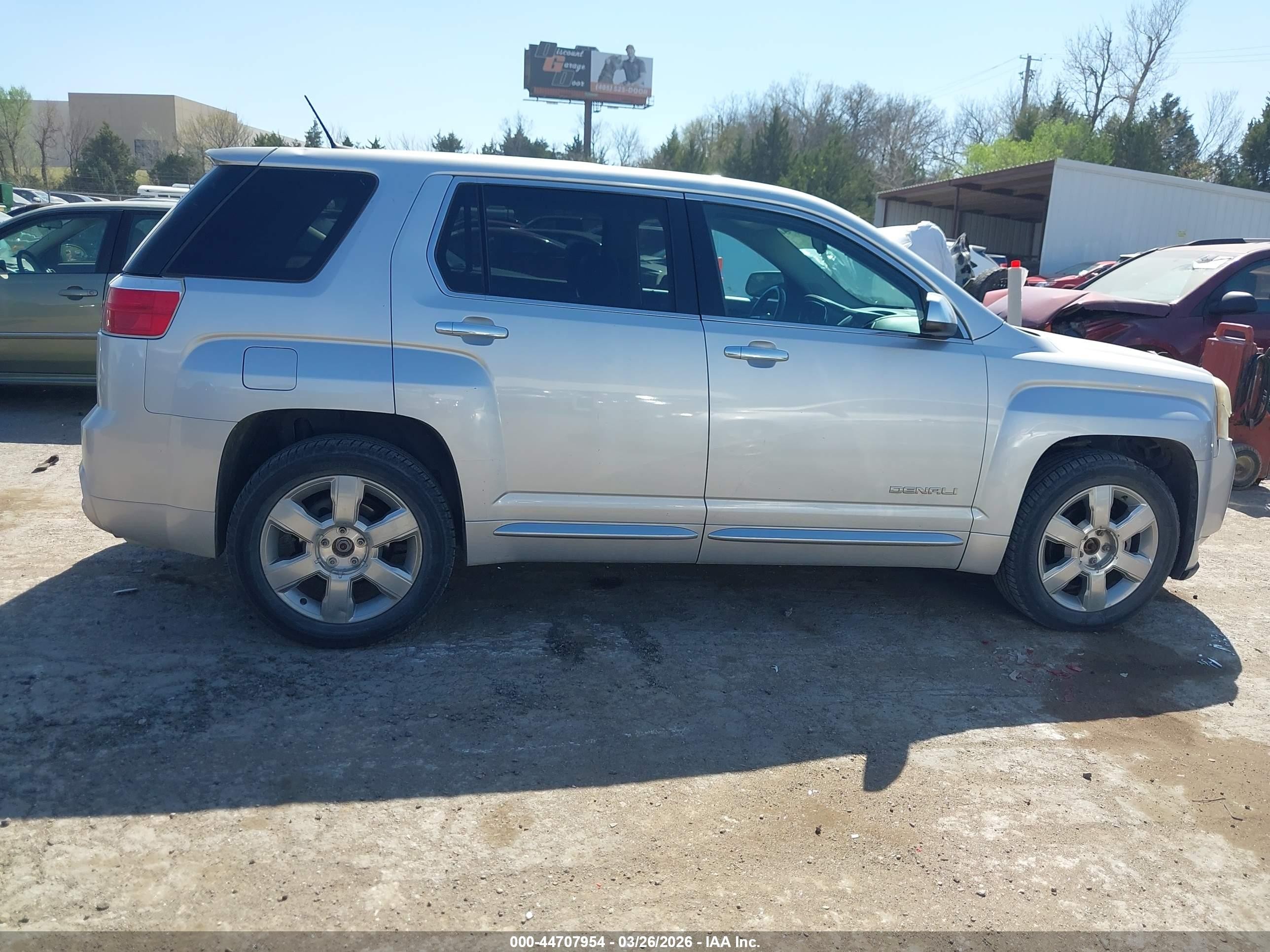 2013 Gmc Terrain Denali Silver vin: 2GKFLZE32D6154736