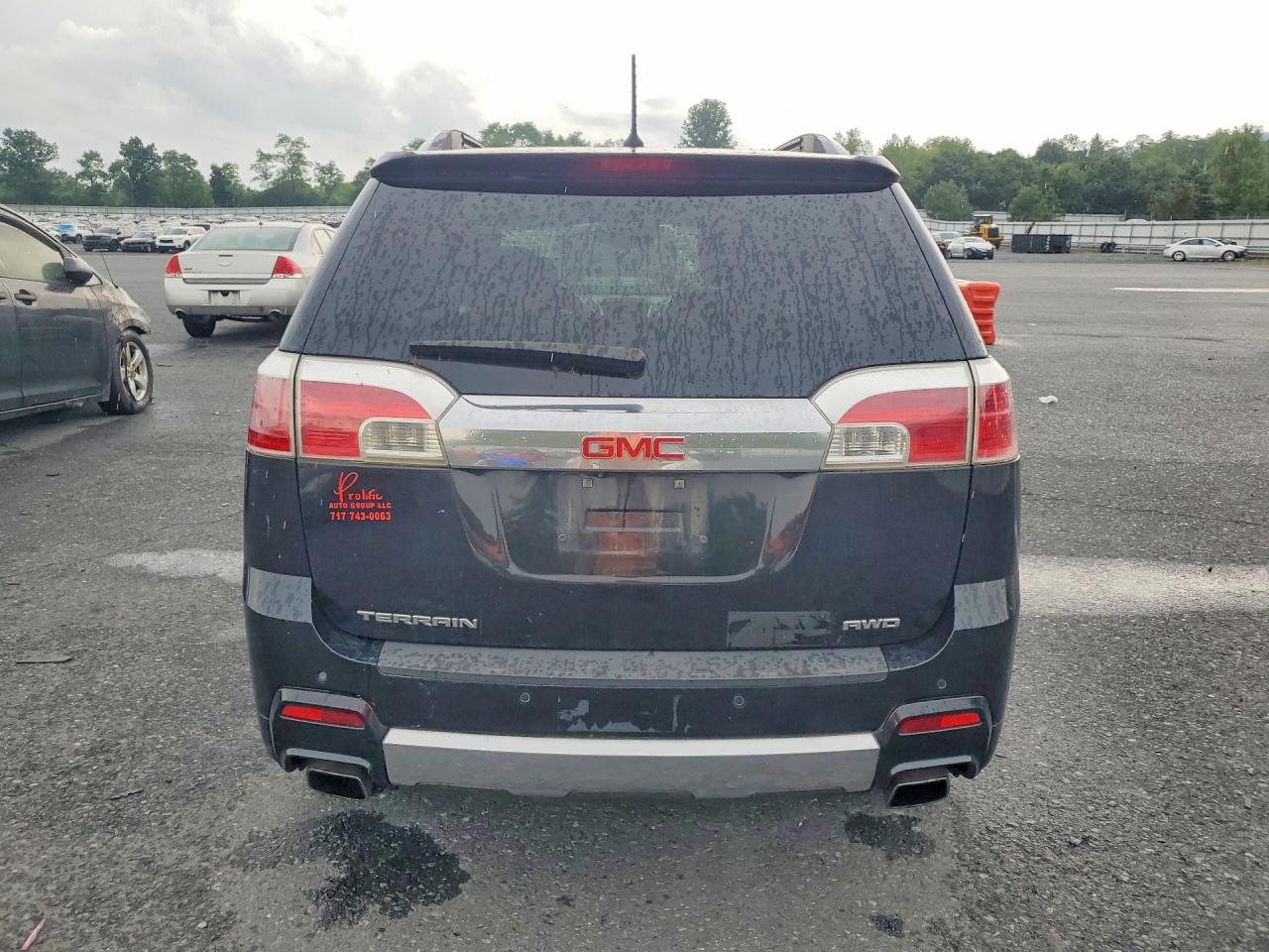 2013 Gmc Terrain Denali Black vin: 2GKFLZE32D6312749