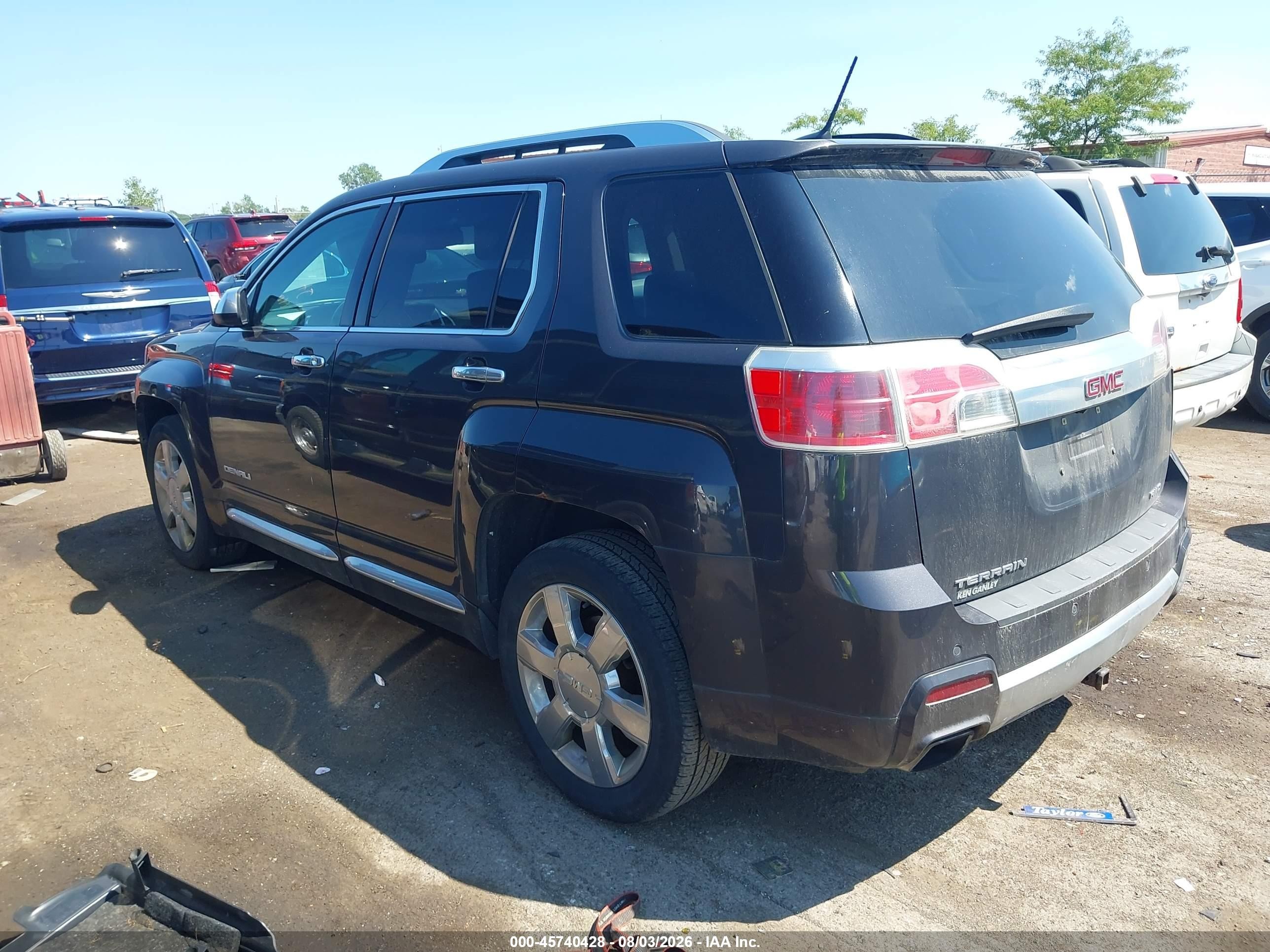 2013 Gmc Terrain Denali Серый vin: 2GKFLZE33D6187454
