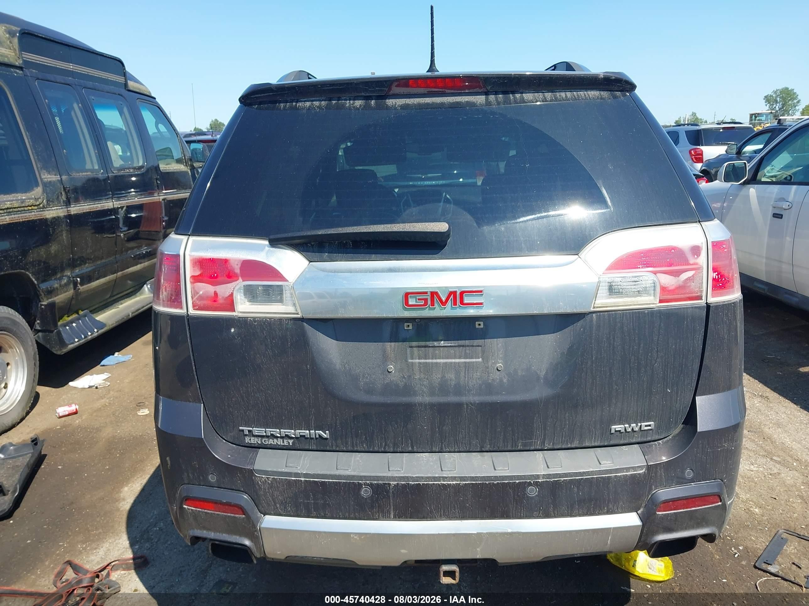 2013 Gmc Terrain Denali Серый vin: 2GKFLZE33D6187454