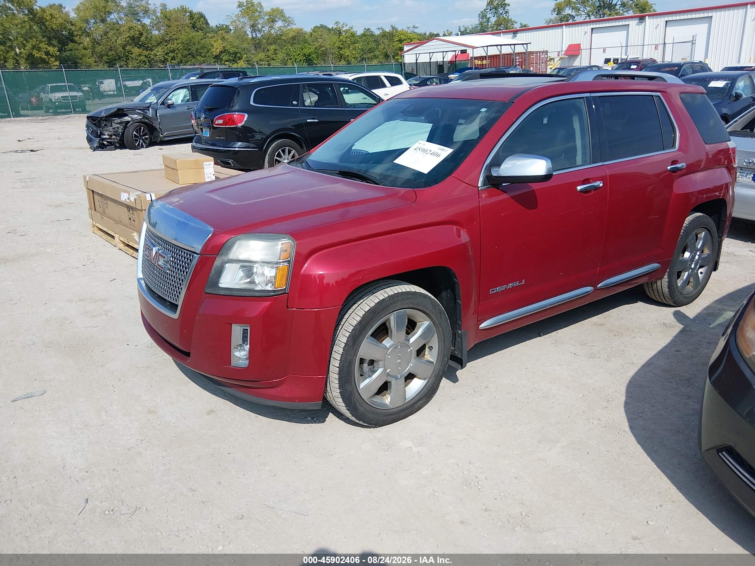 2013 Gmc Terrain Denali Burgundy vin: 2GKFLZE33D6259074