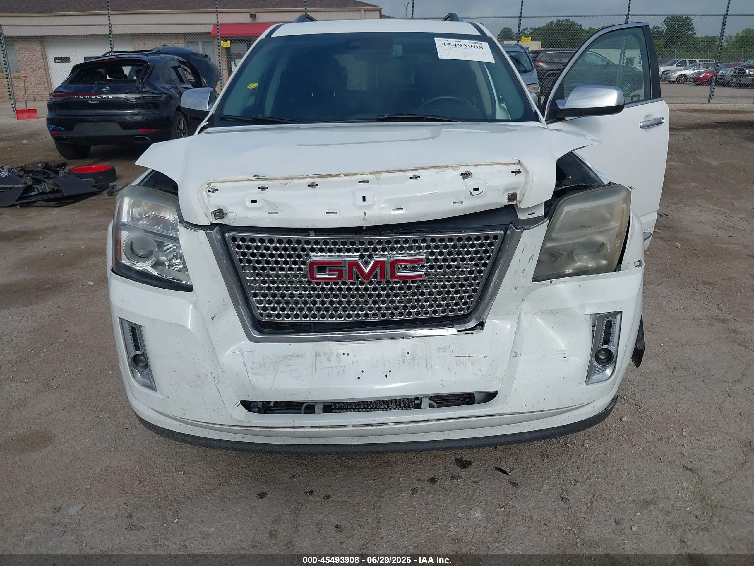 2015 Gmc Terrain Denali Белый vin: 2GKFLZE33F6219502