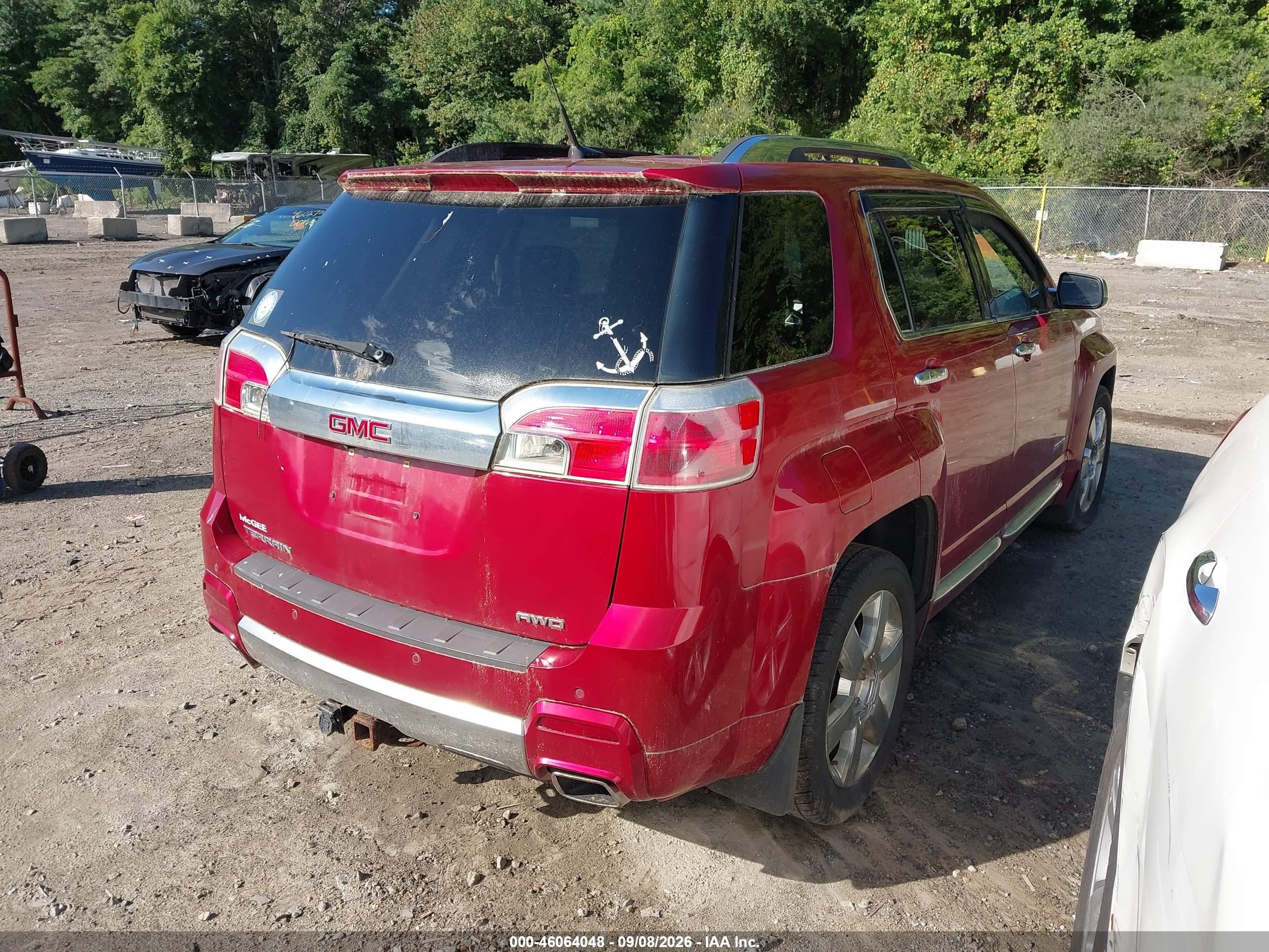 2013 Gmc Terrain Denali Maroon vin: 2GKFLZE34D6128087