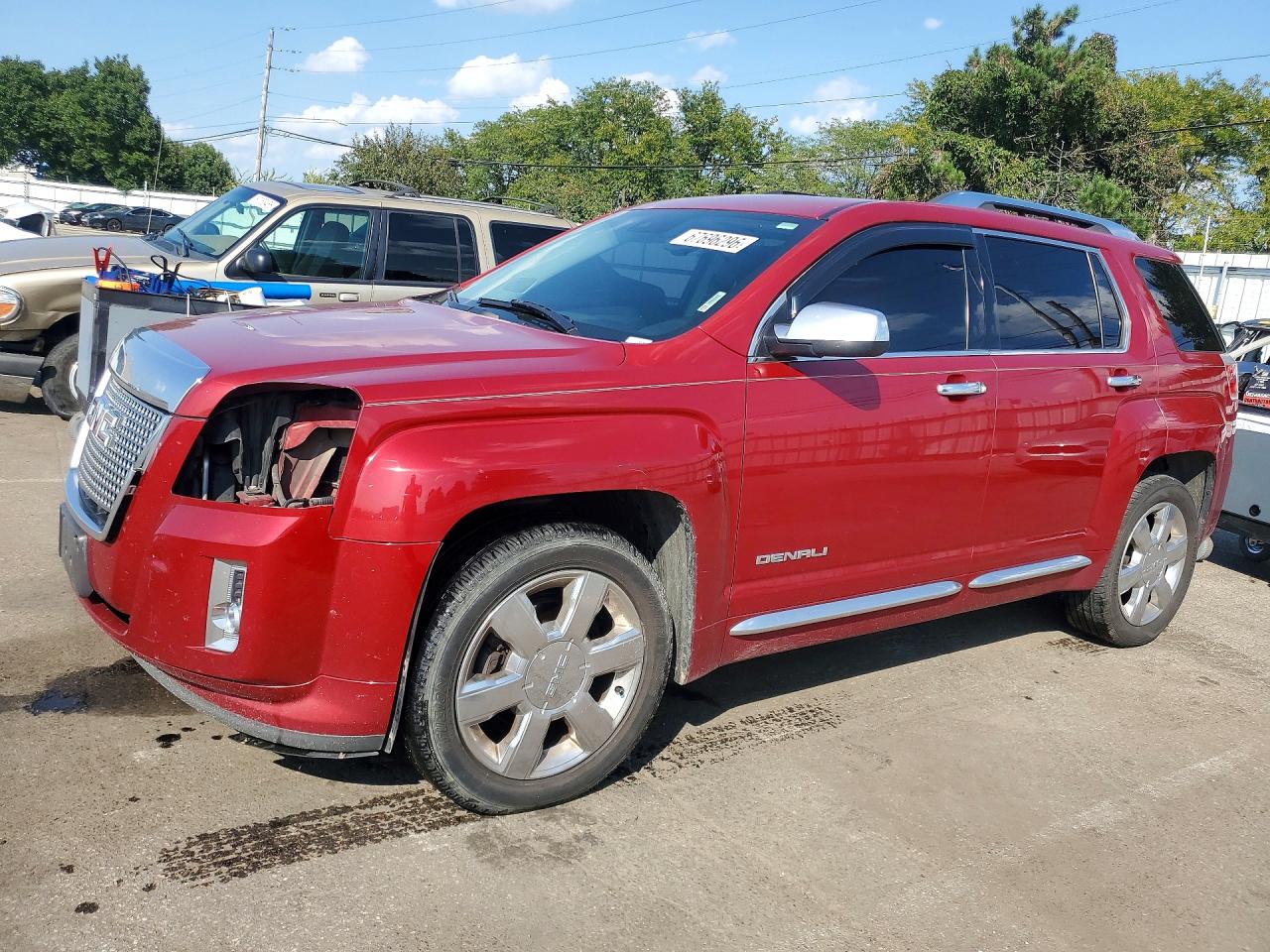 2013 Gmc Terrain Denali Maroon vin: 2GKFLZE34D6174115