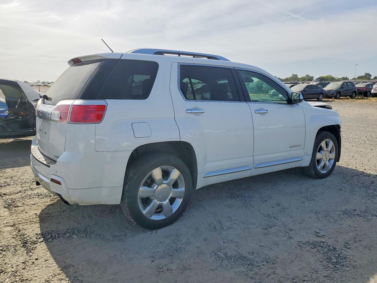 2014 Gmc Terrain Denali White vin: 2GKFLZE34E6292831