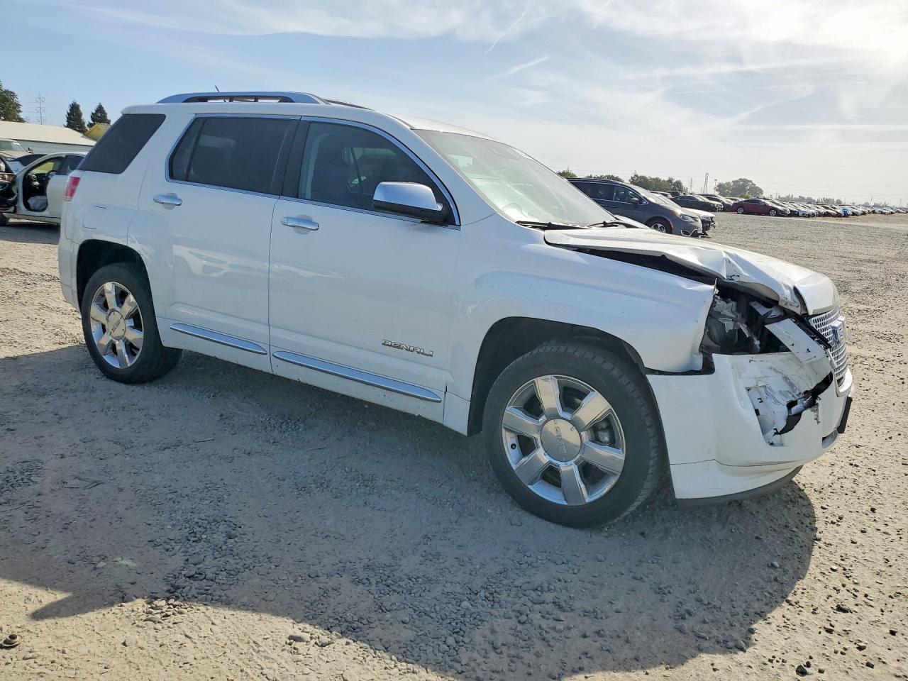 2014 Gmc Terrain Denali White vin: 2GKFLZE34E6292831
